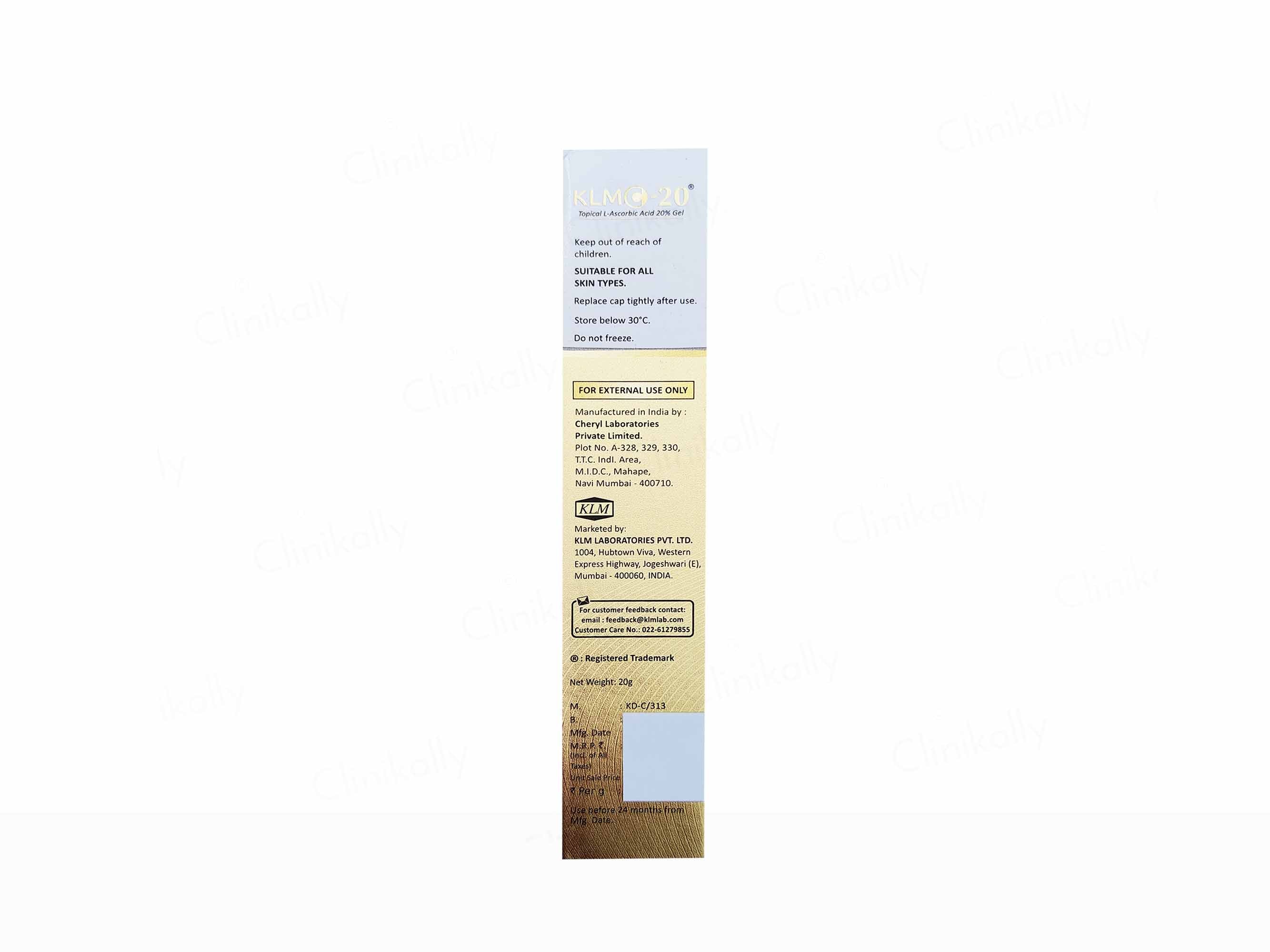 KLMC-20 Topical Gel - Image 3