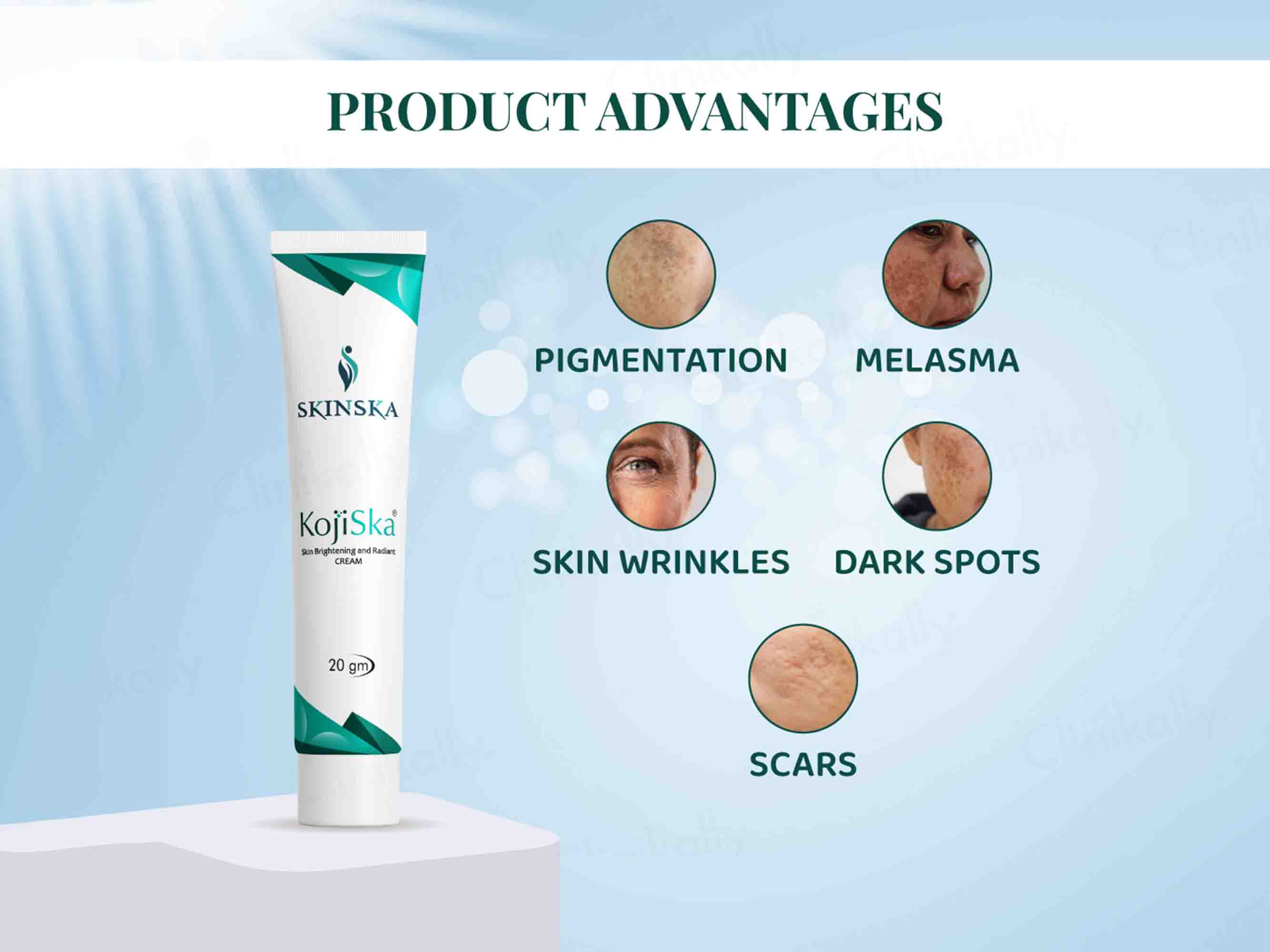 Kojiska Skin Brightening and Radiant Cream - Image 3