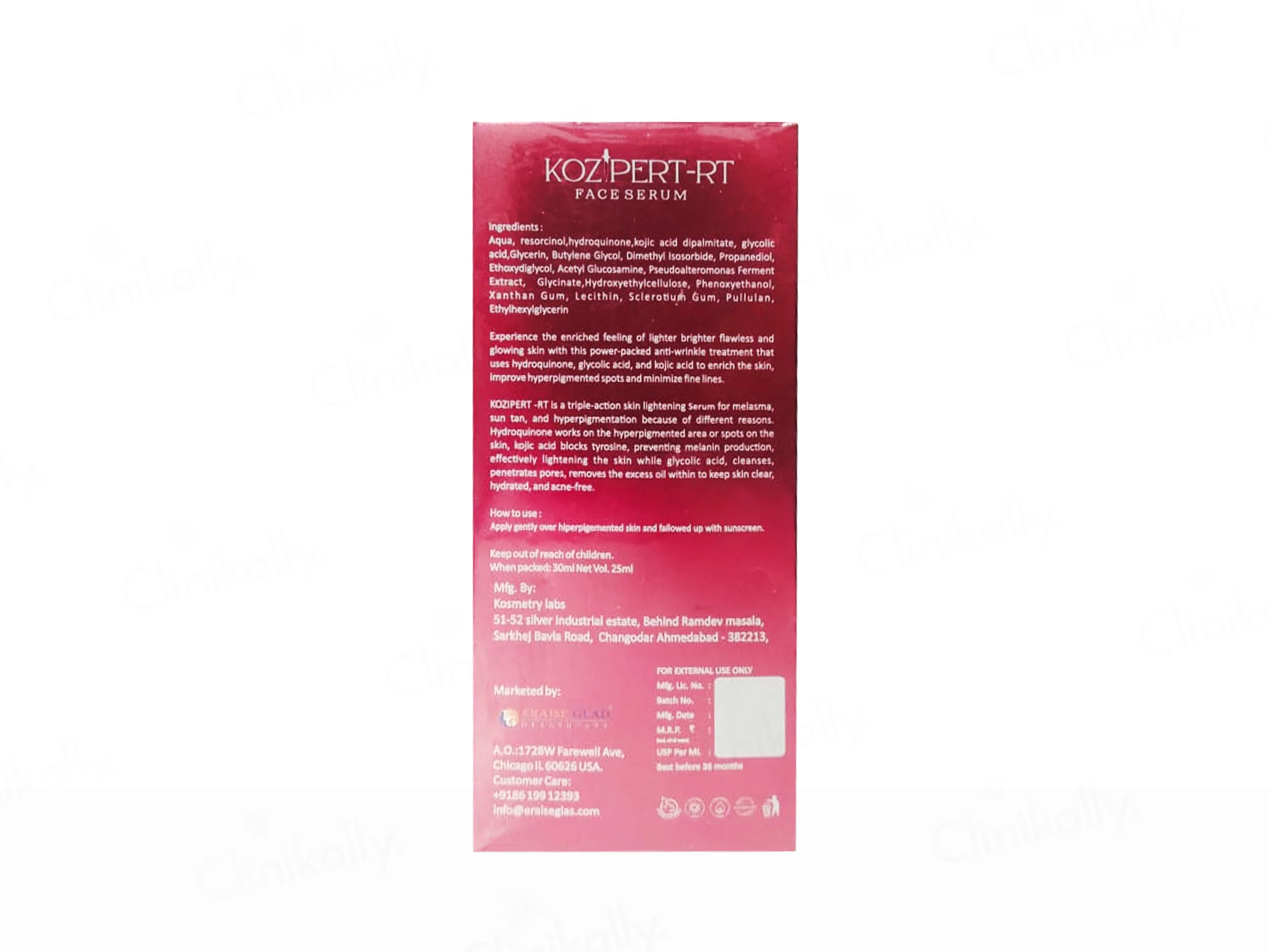 Kozipert-RT Skin Lightening Face Serum - Image 2