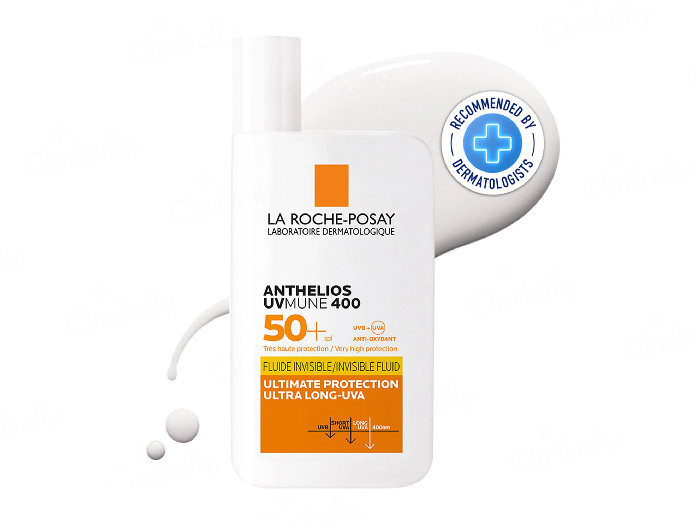 La Roche-Posay Anthelios UVMune 400 Invisible Fluid Sunscreen SPF 50+ PA++++ - Image 8