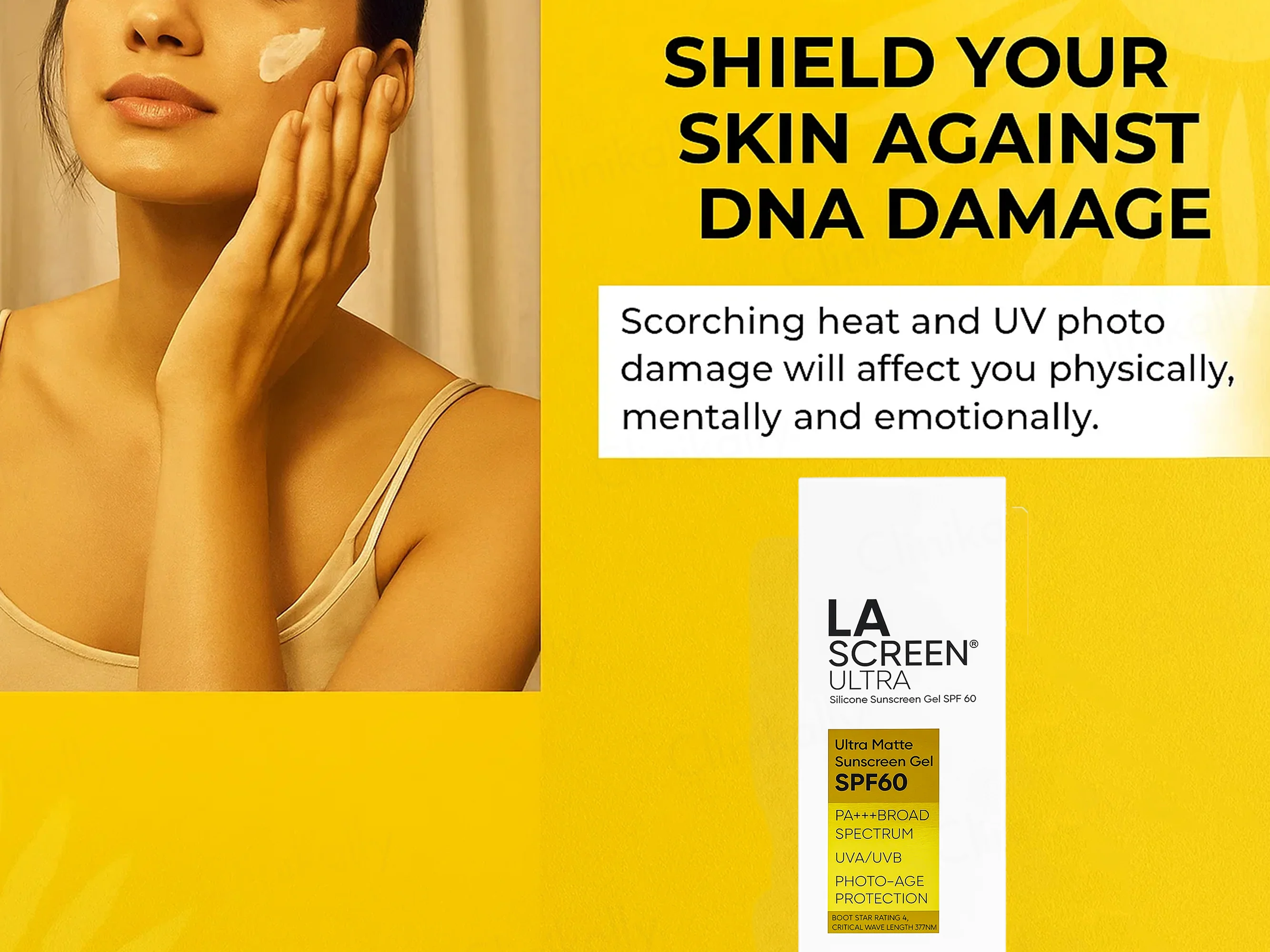 La Screen Ultra Silicone Sunscreen Gel SPF 60 PA+++ - Image 7