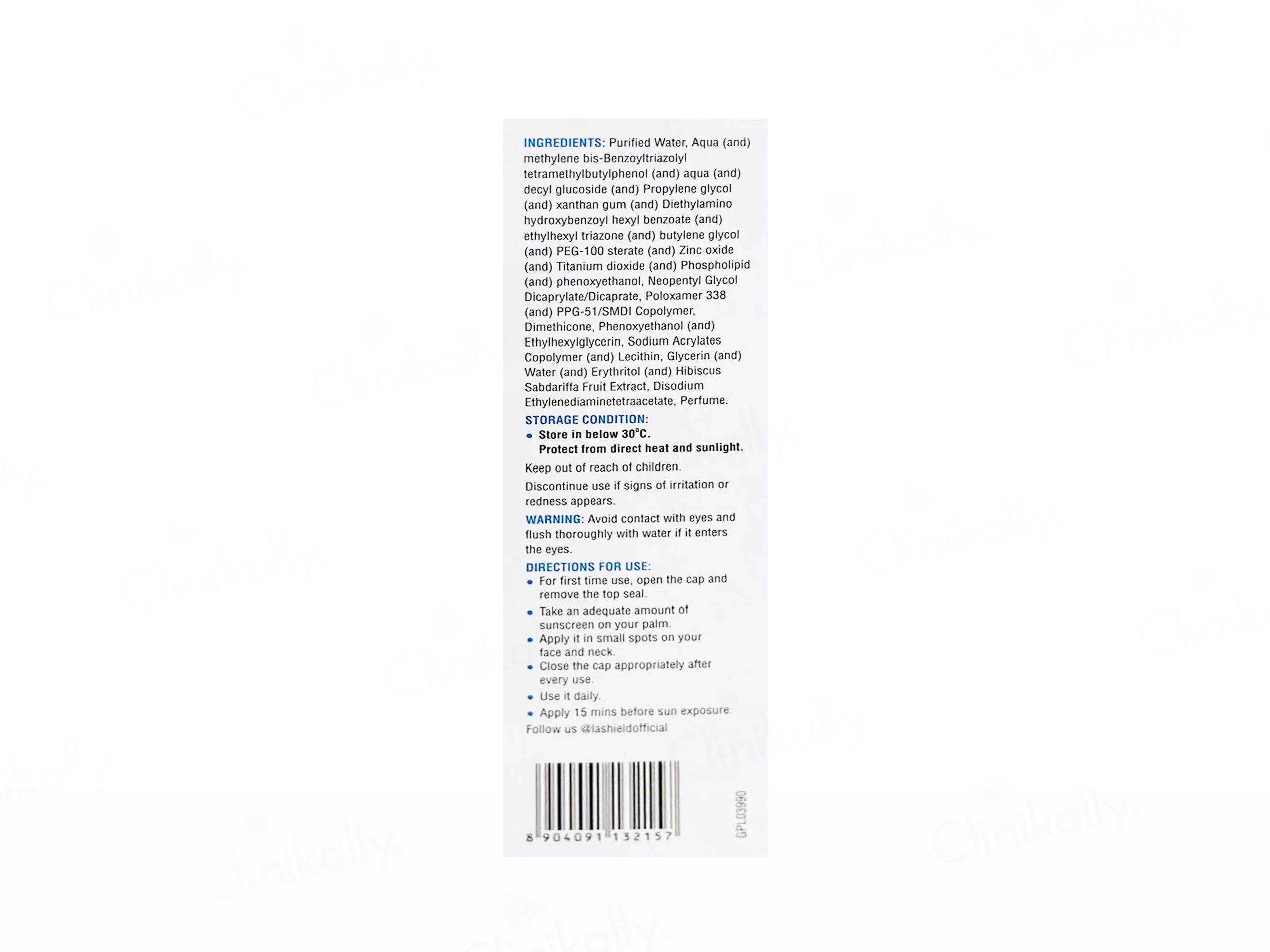 La Shield Max Expert Intense Protect Sunscreen Lotion SPF 80+ PA++++ - Image 2