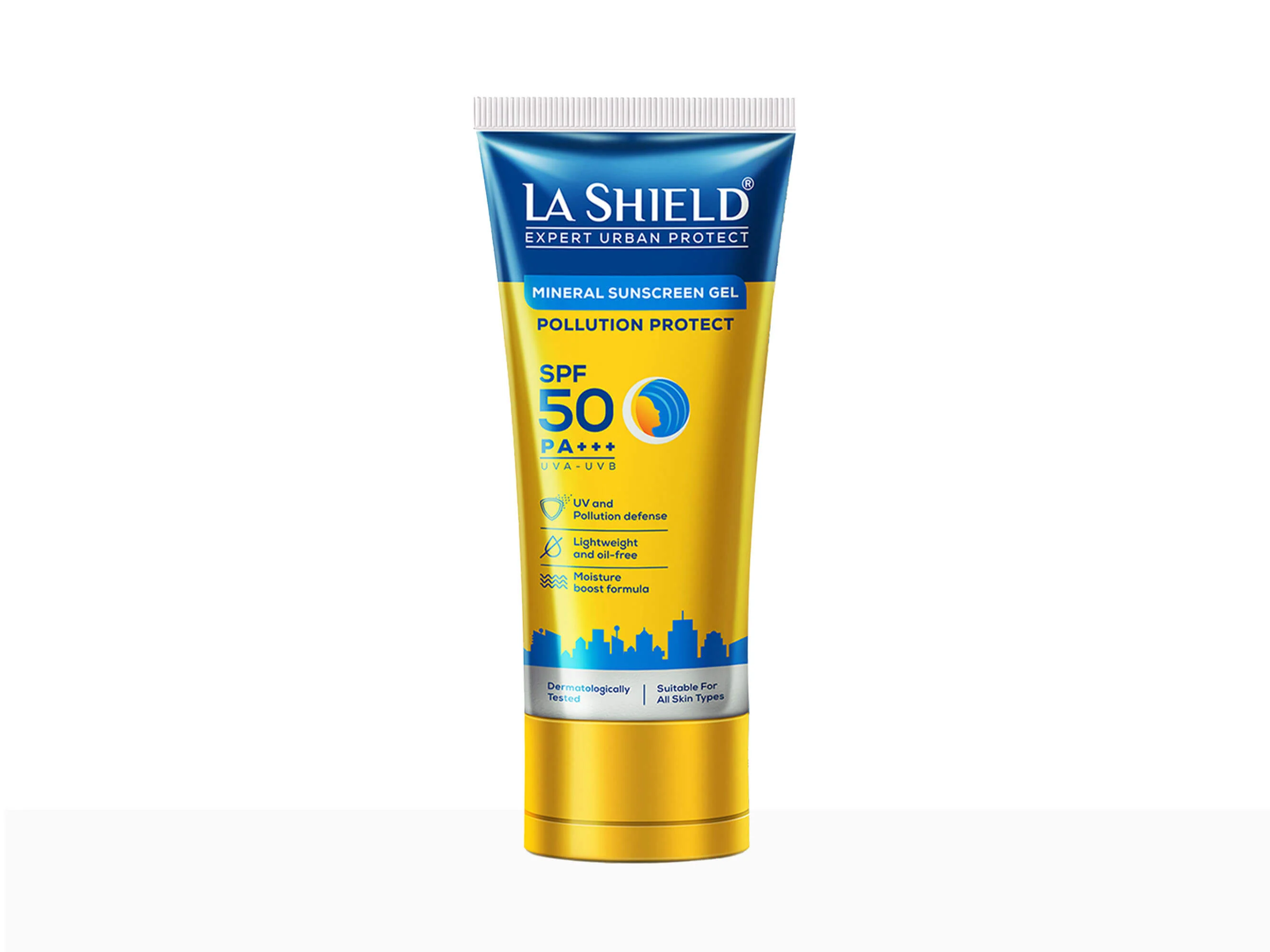 La Shield Pollution Protect Mineral Sunscreen Gel SPF 50 PA+++ - Image 2