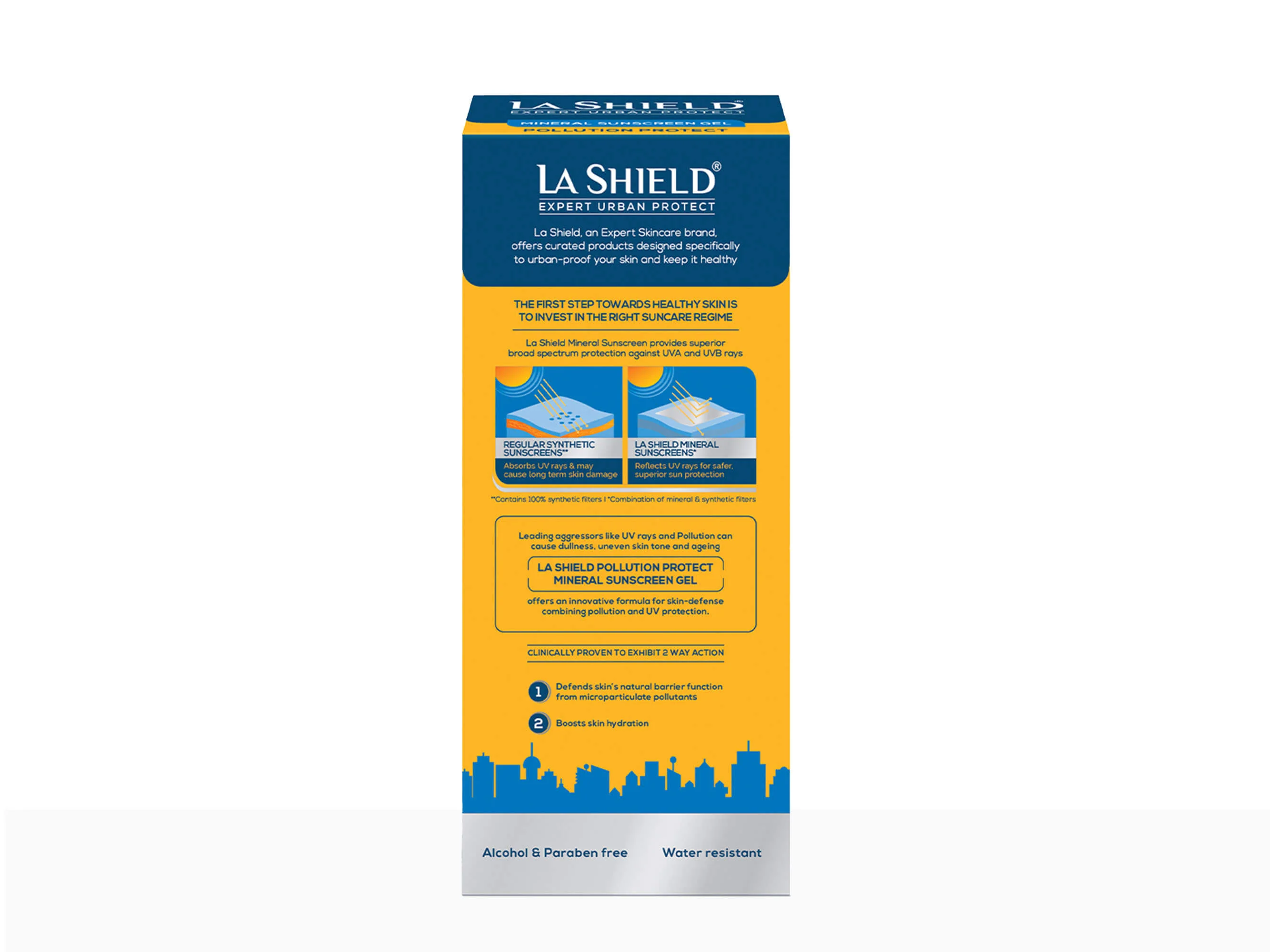 La Shield Pollution Protect Mineral Sunscreen Gel SPF 50 PA+++ - Image 3