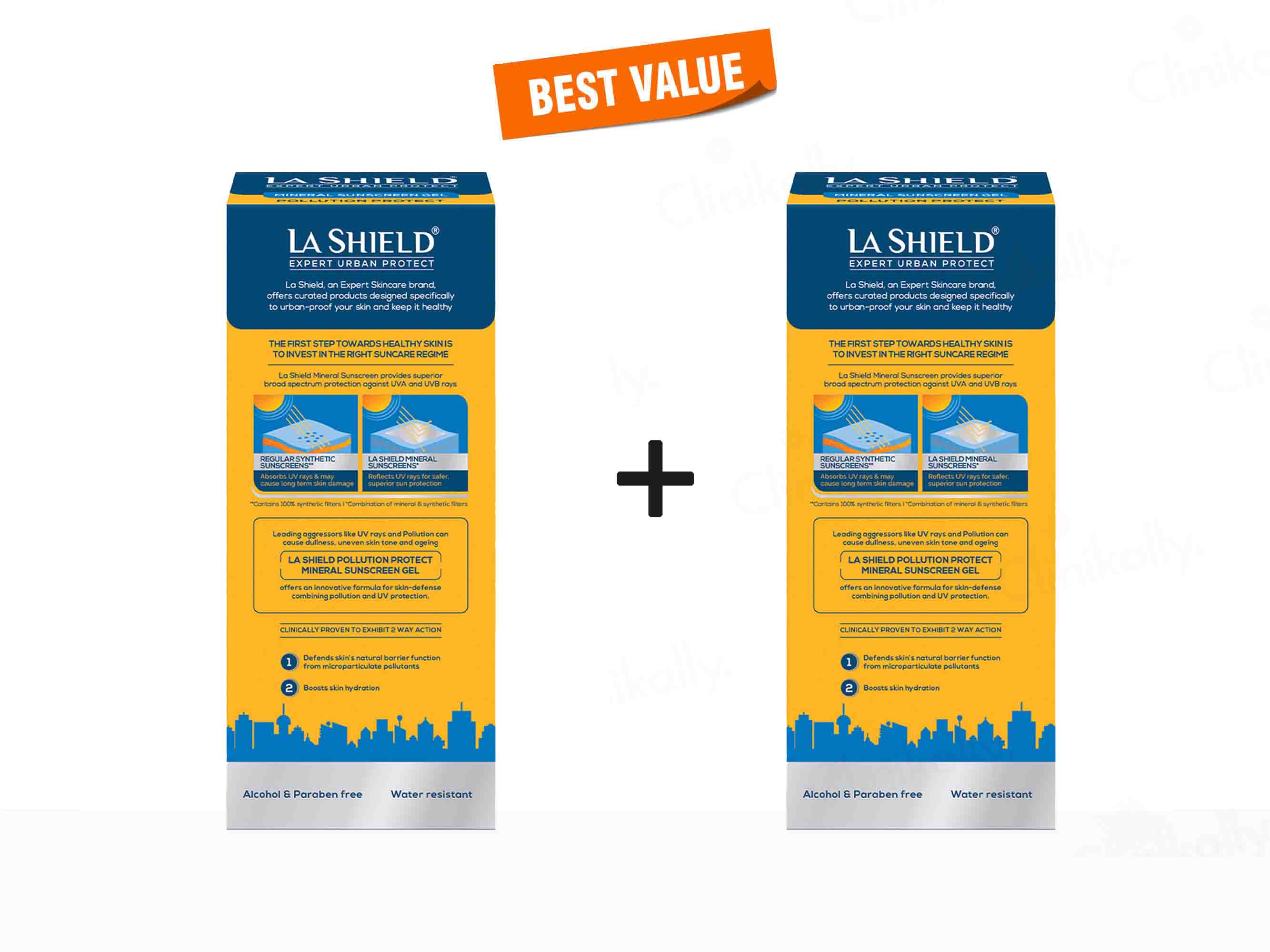 La Shield Pollution Protect Mineral Sunscreen Gel SPF 50 PA+++ - Image 4