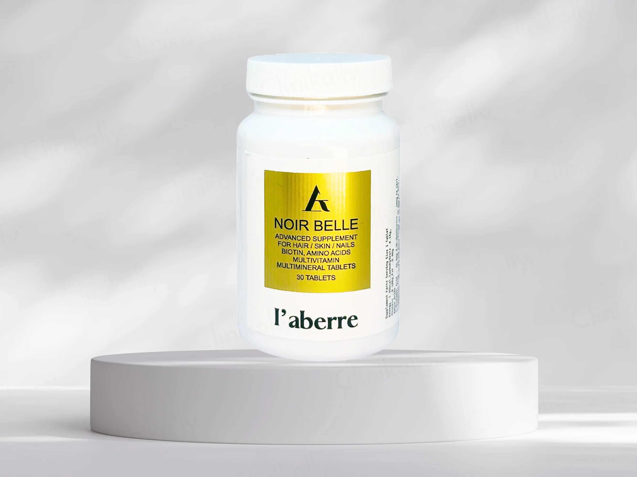 L'aberre Noir Belle Advanced Hair, Skin & Nails Supplement Tablet - Image 3