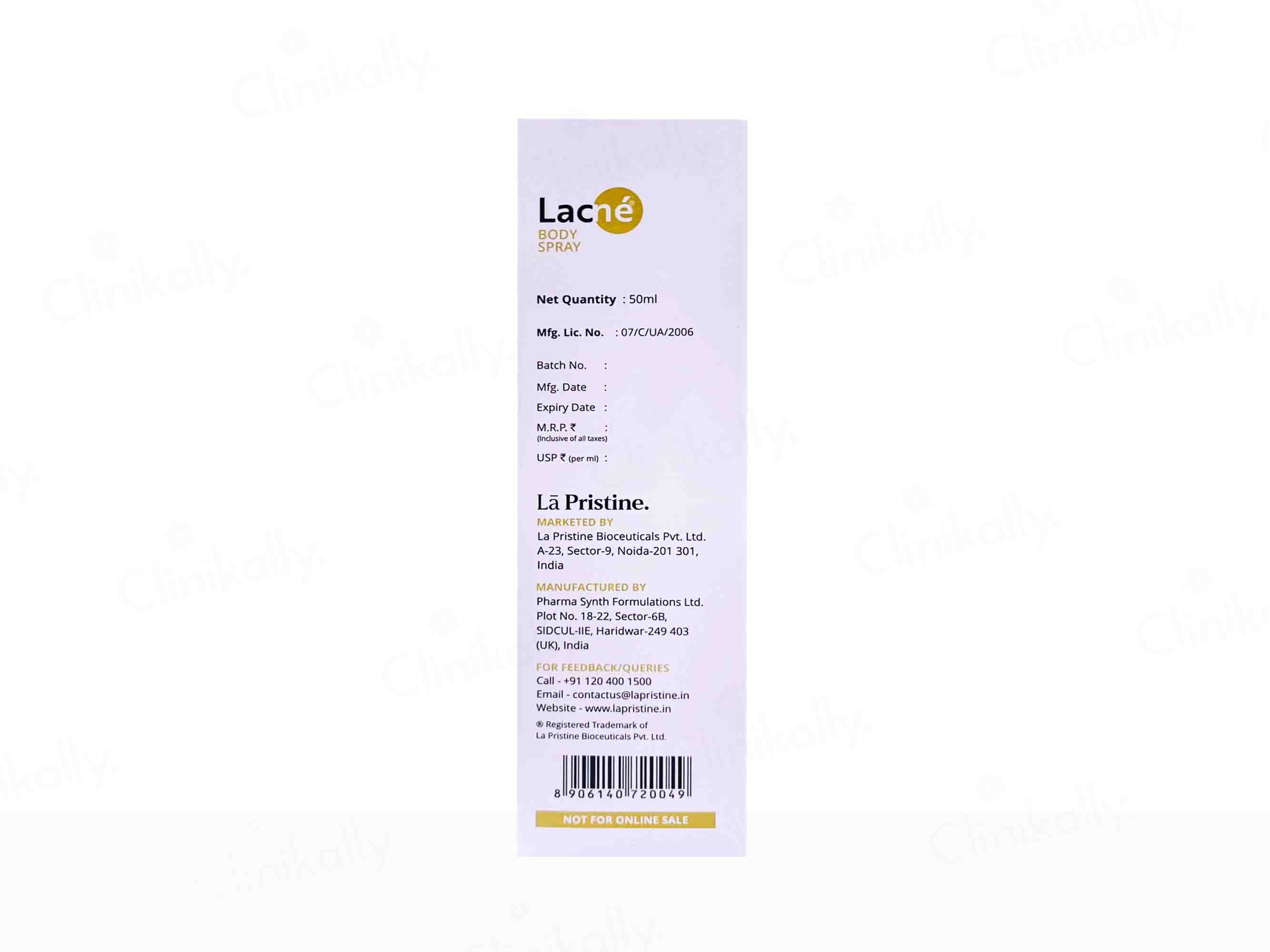 Lacne 360 Acne Treatment Body Spray - Image 5