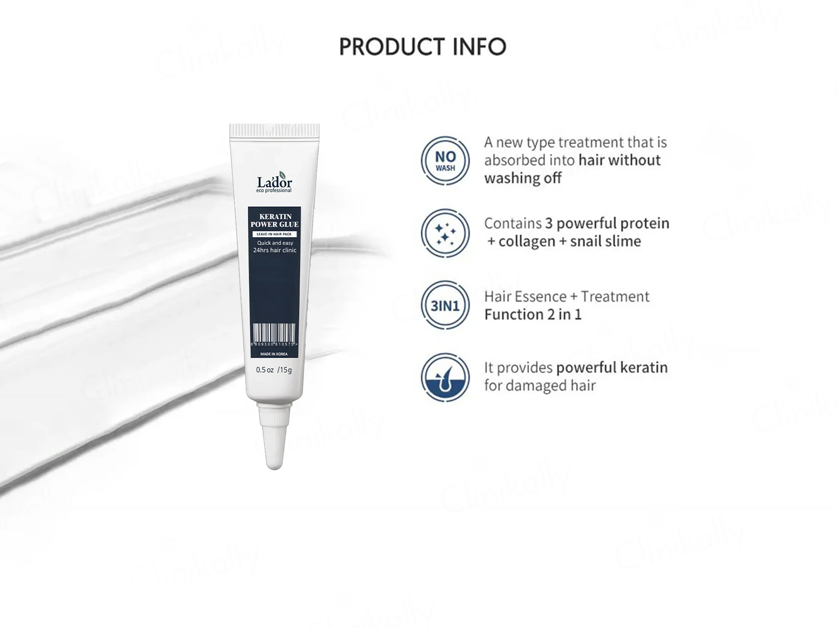 Lador Keratin Power Glue Hair Ampoule - Image 3