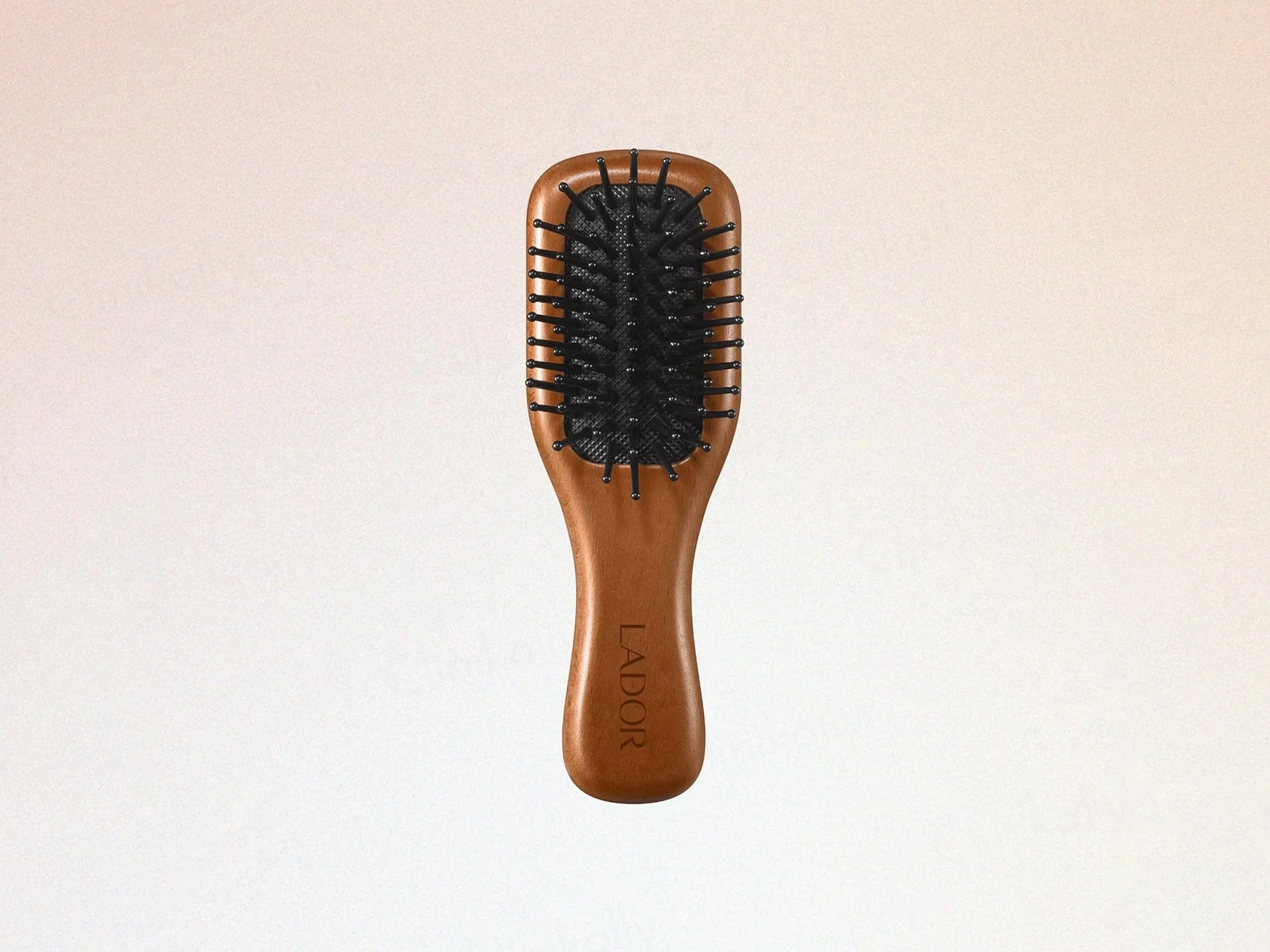 Lador Mini Wooden Paddle Engler Beech Hair Brush - Image 2
