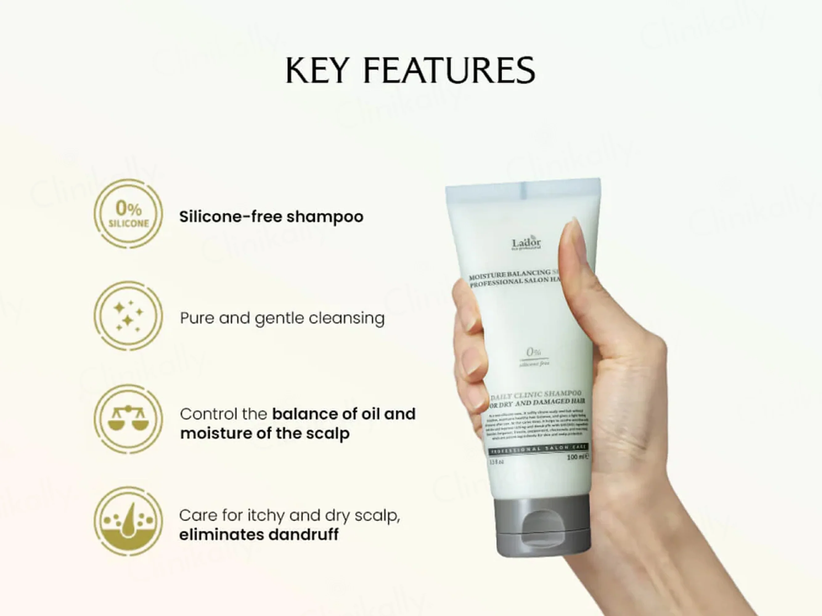 Lador Moisture Balancing Daily Clinic Shampoo For Dry & Damaged Hair - Image 3
