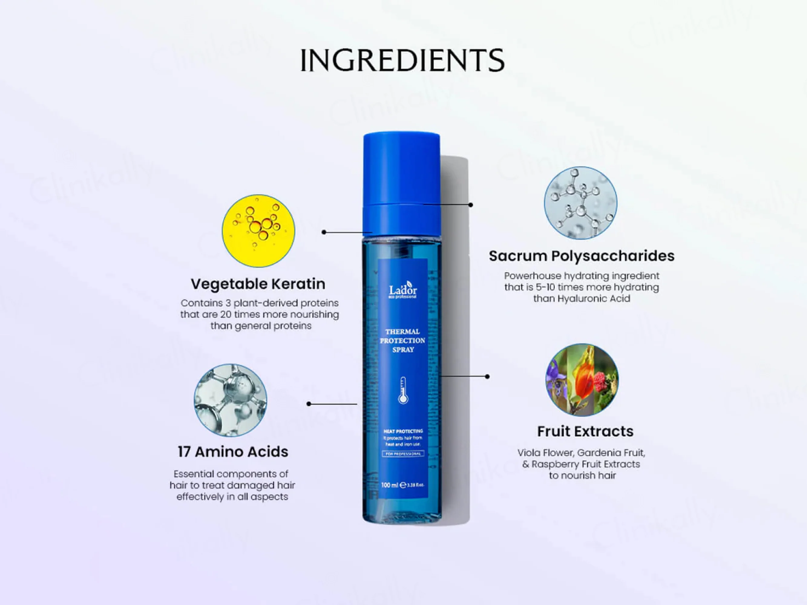 Lador Thermal Heat Protection Hair Spray - Image 4