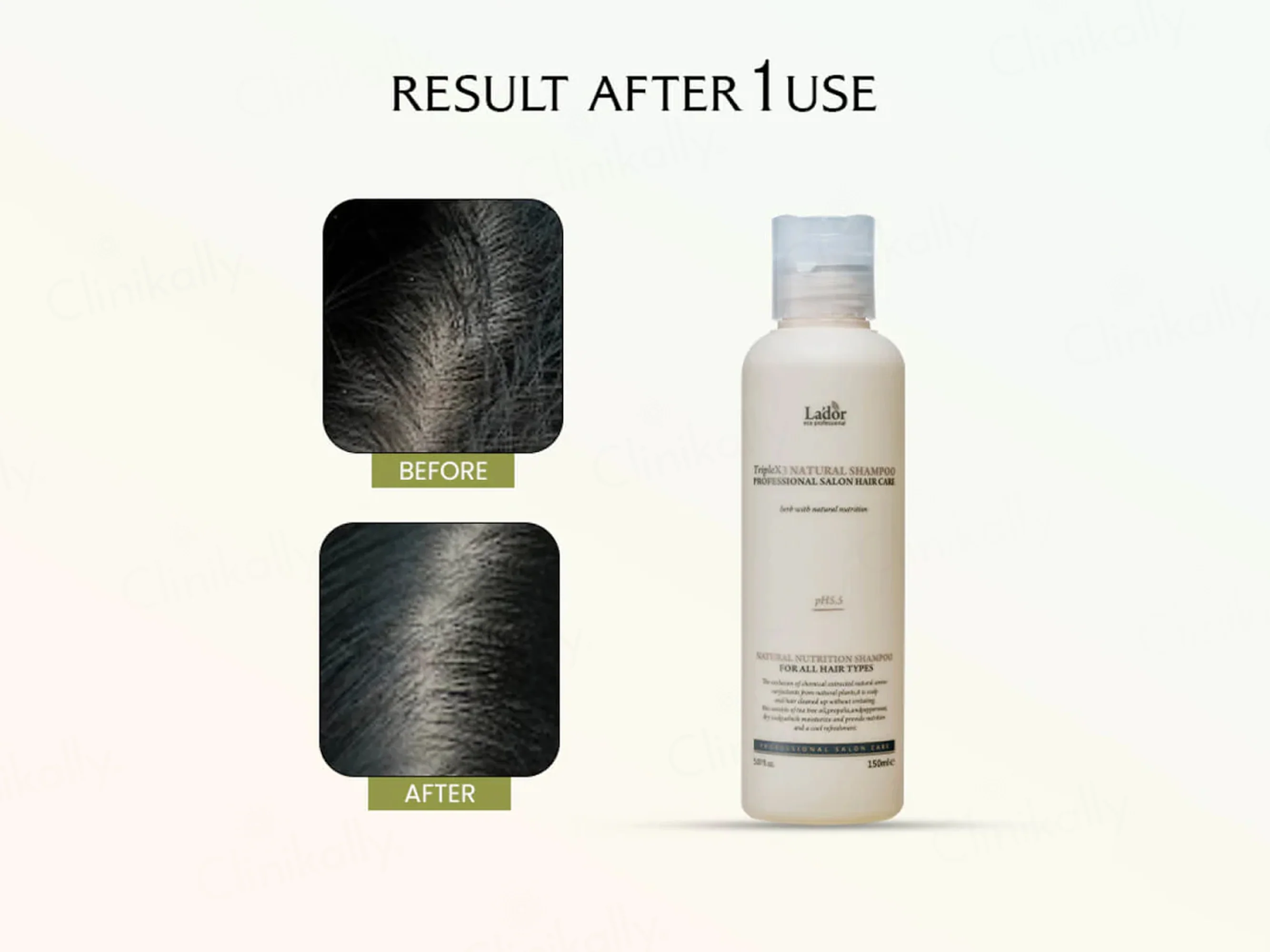Lador TripleX3 Natural Sensitive Scalp Shampoo - Image 4