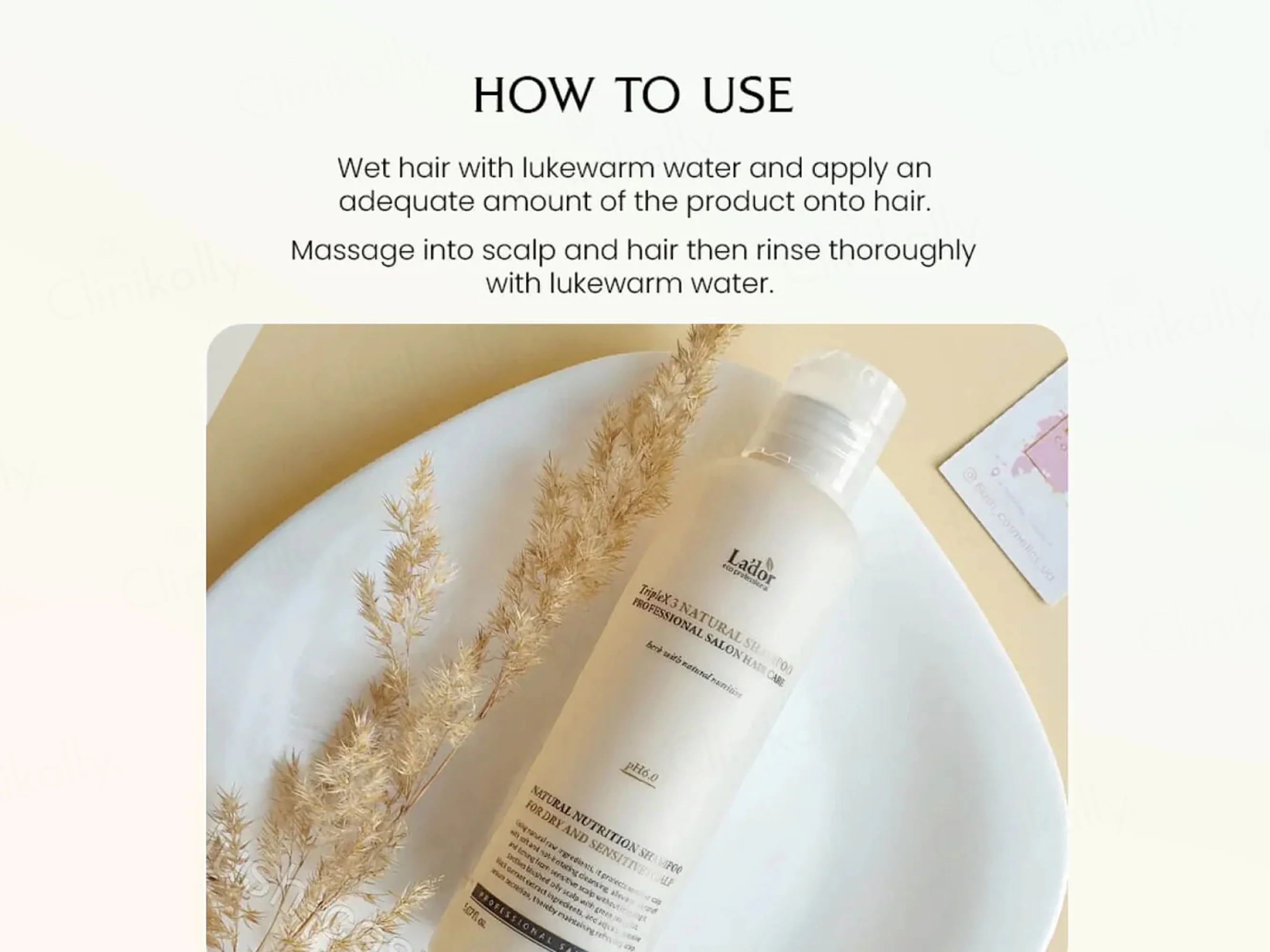 Lador TripleX3 Natural Sensitive Scalp Shampoo - Image 6