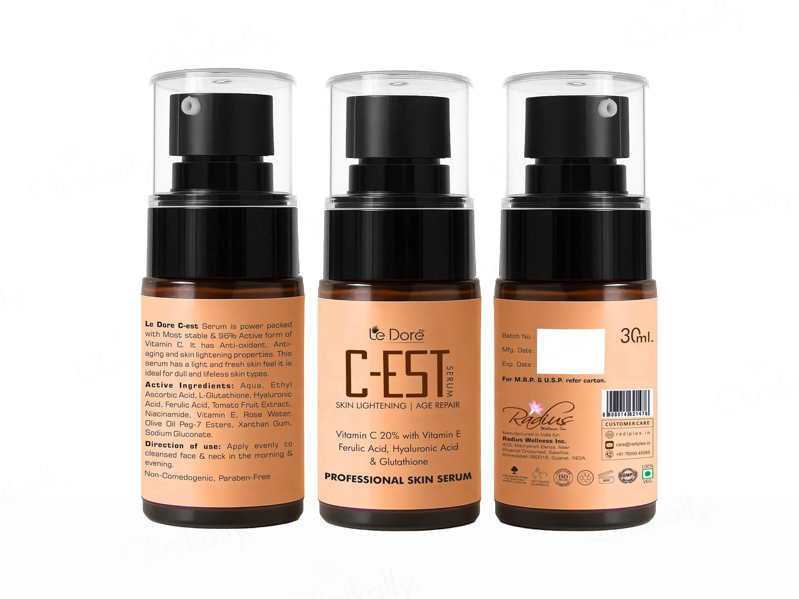 Le Dore C-EST Vitamin C 20% Skin Lightening Serum - Image 10