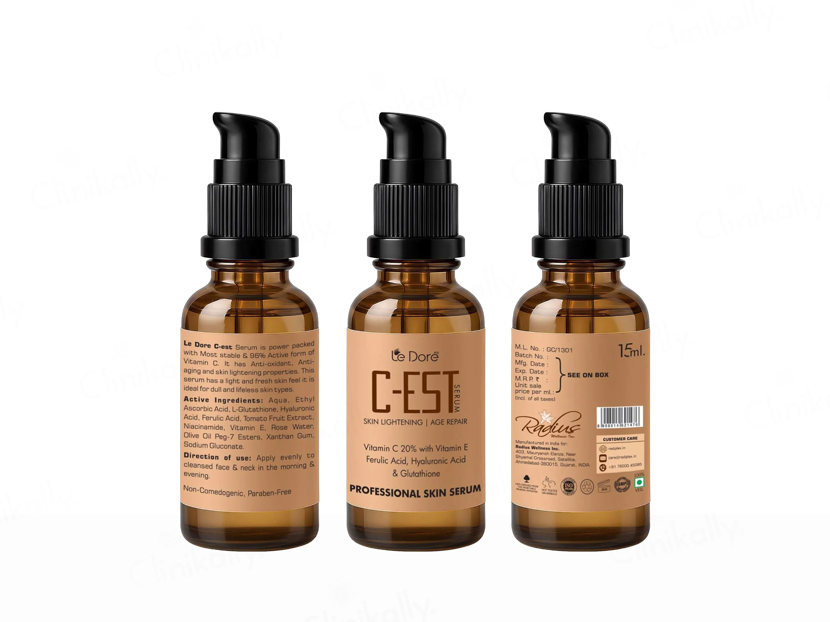 Le Dore C-EST Vitamin C 20% Skin Lightening Serum - Image 3