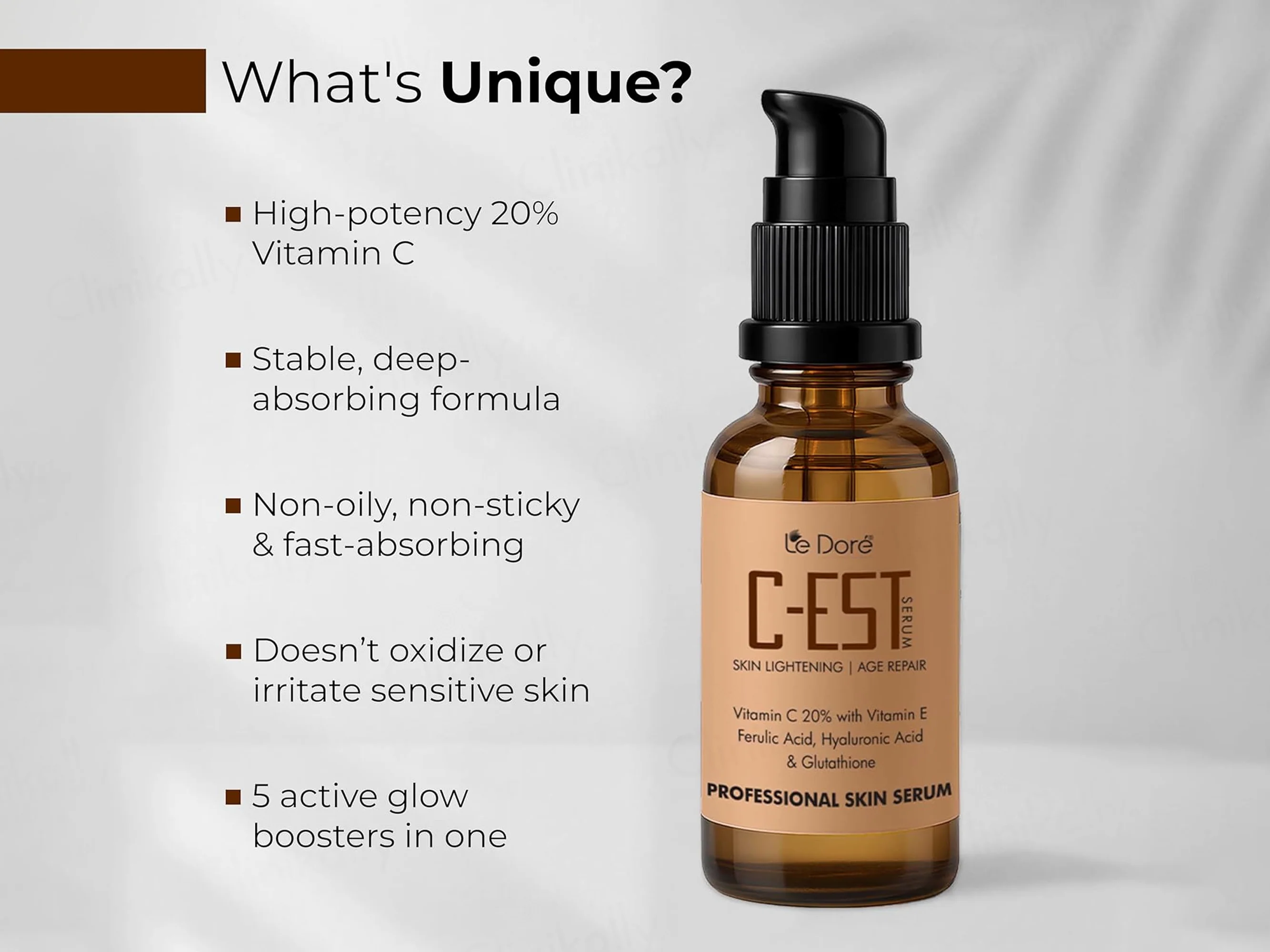 Le Dore C-EST Vitamin C 20% Skin Lightening Serum - Image 7