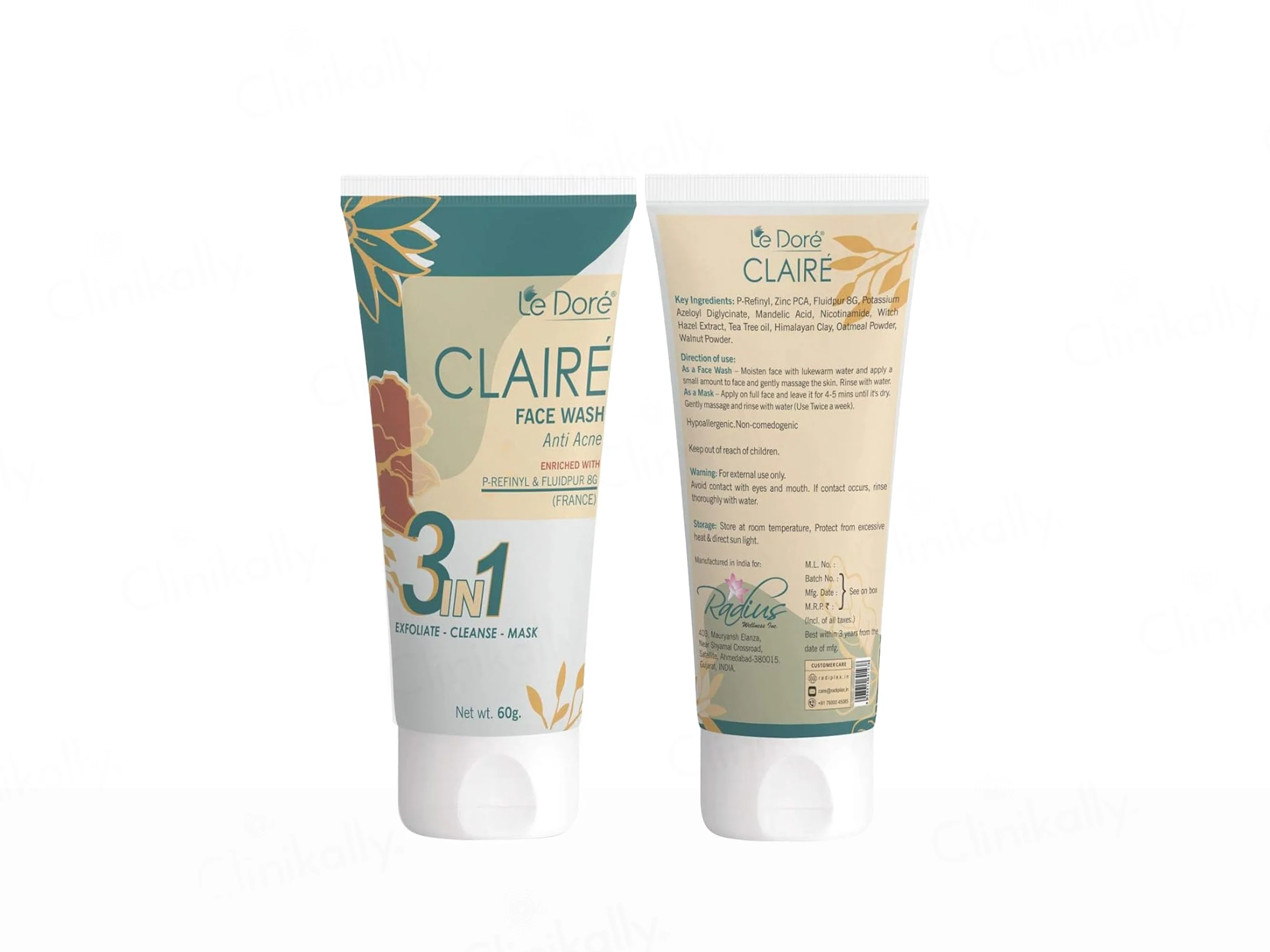Le Dore Claire 3-In-1 Anti Acne Face Wash - Image 7