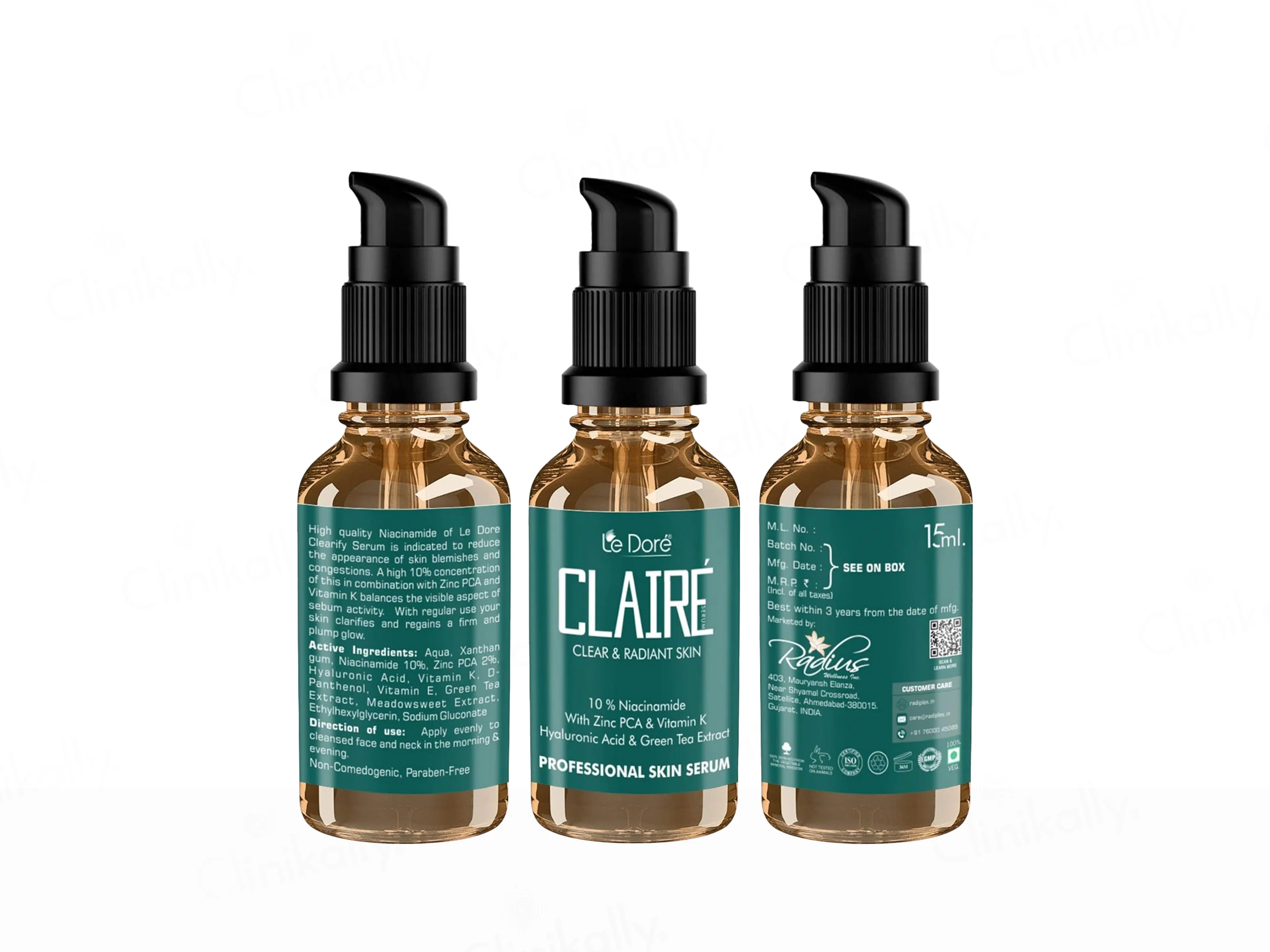 Le Dore Claire Niacinamide Sebum Control Serum - Image 4