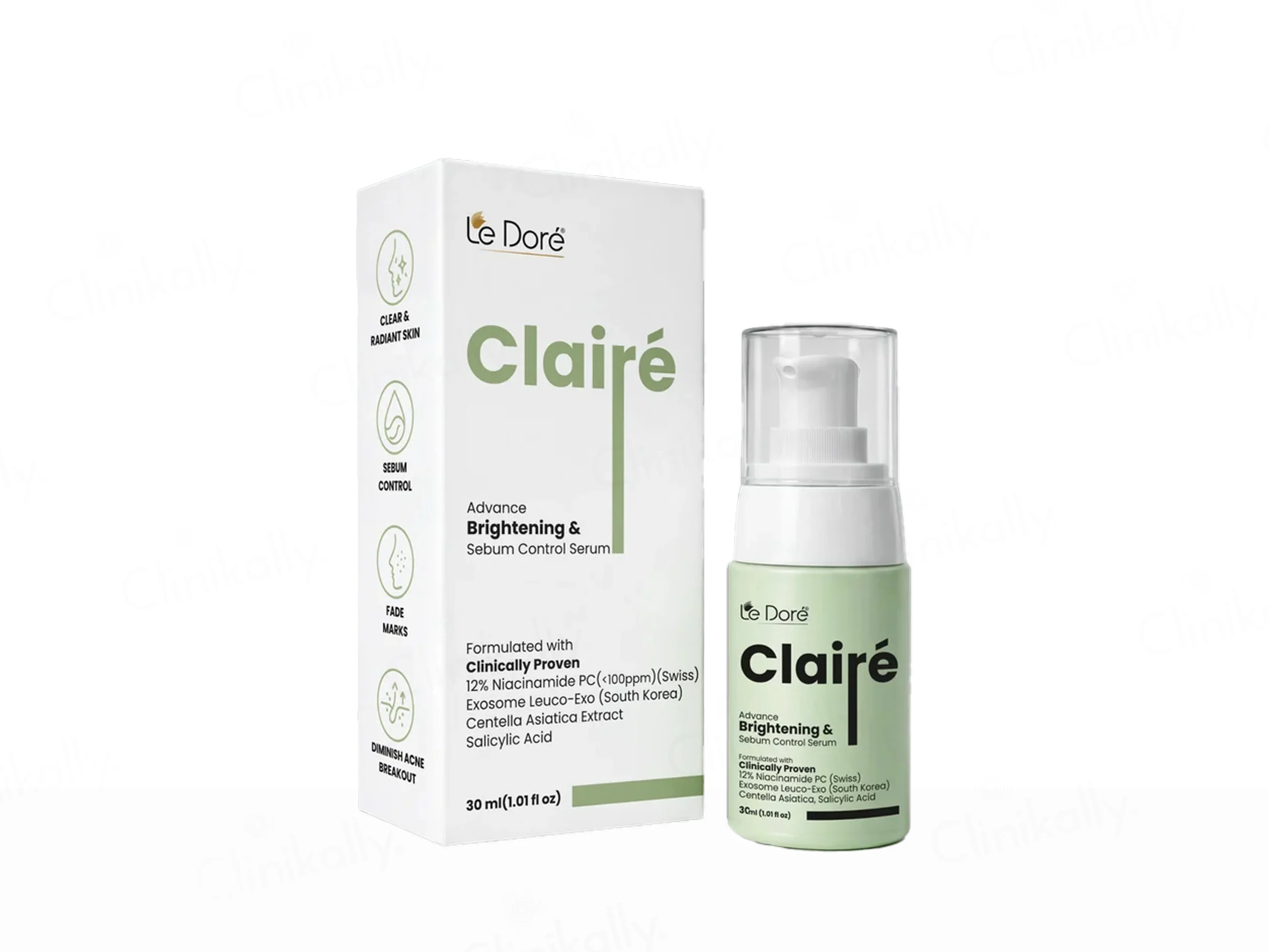 Le Dore Claire Niacinamide Sebum Control Serum - Image 6
