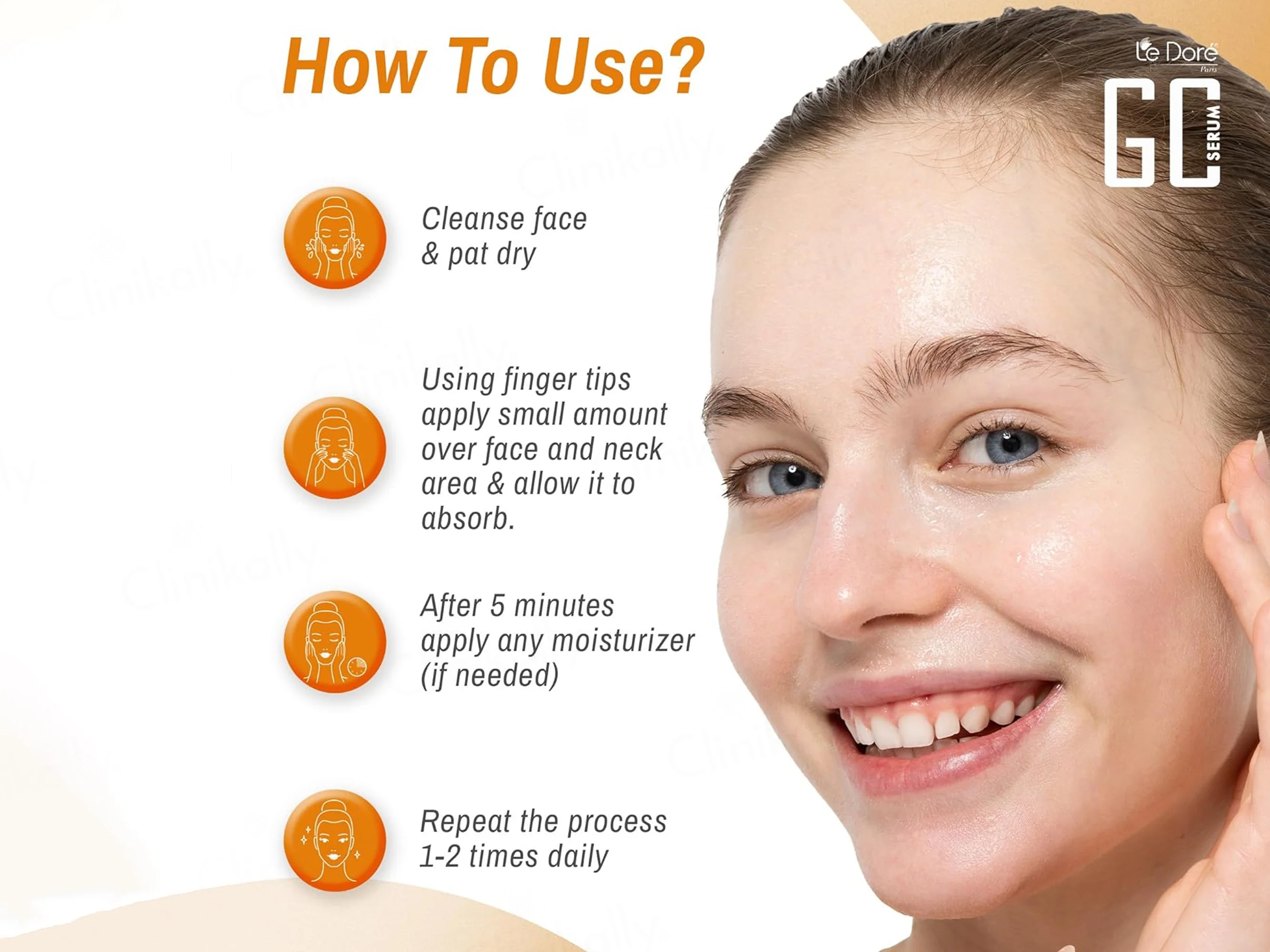 Le Dore GC 5X Vitamin C Liposomal Whitening & Anti Ageing Serum - Image 4