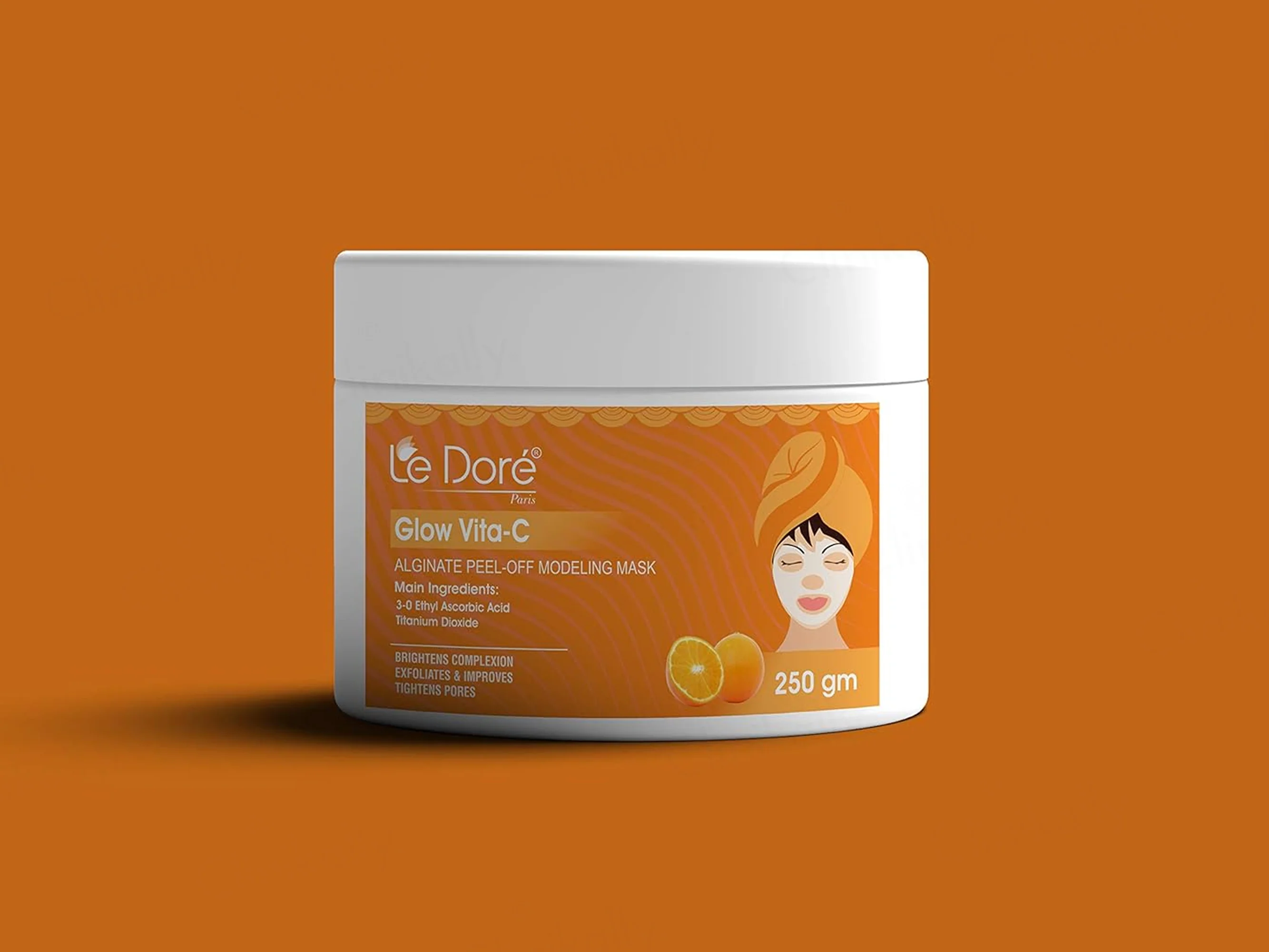 Le Dore Glow Vita-C Alginate Peel-Off Modeling Mask - Image 2