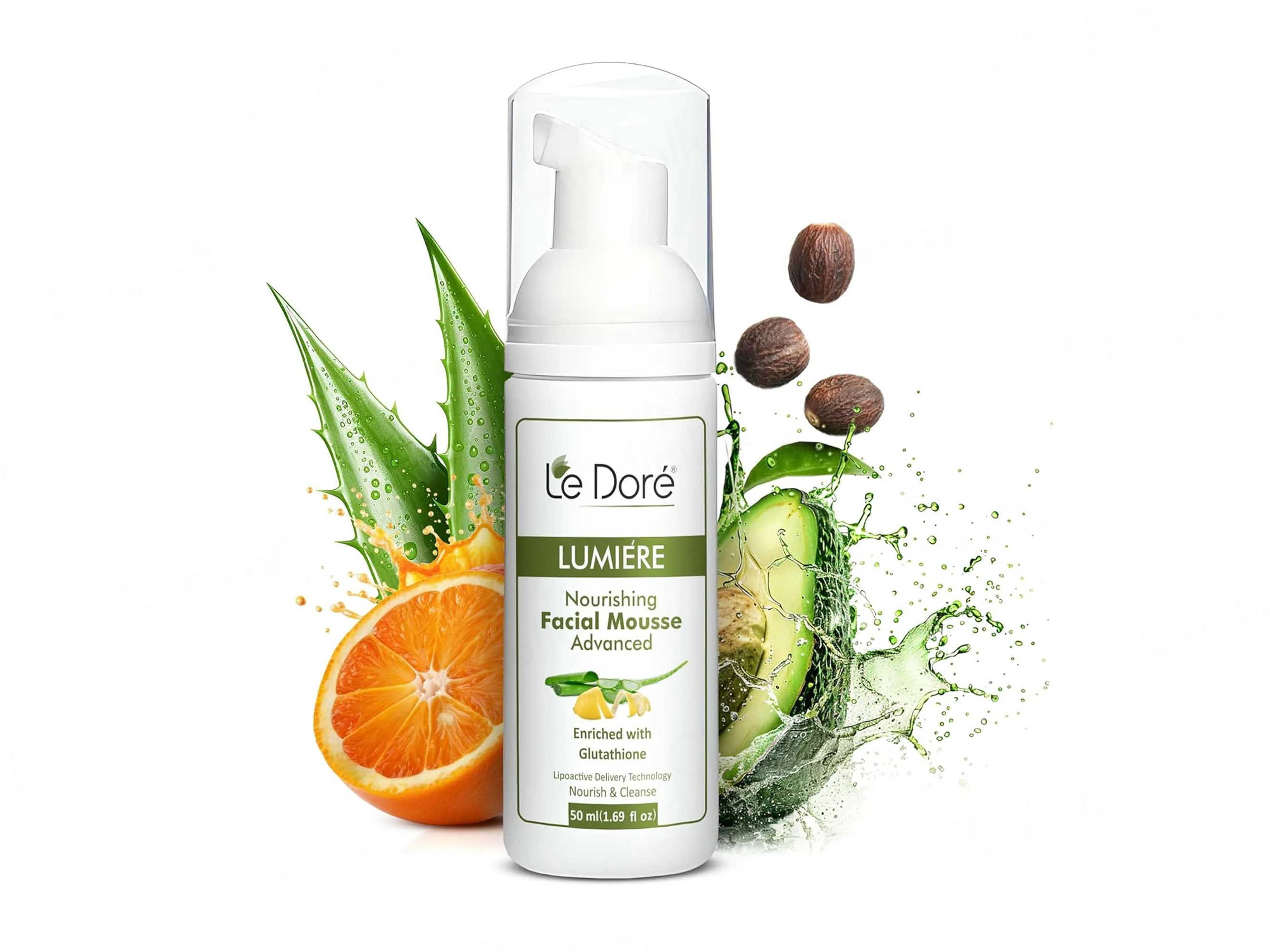 Le Dore Lumiere Advanced Nourishing Facial Mousse Face Wash - Image 2