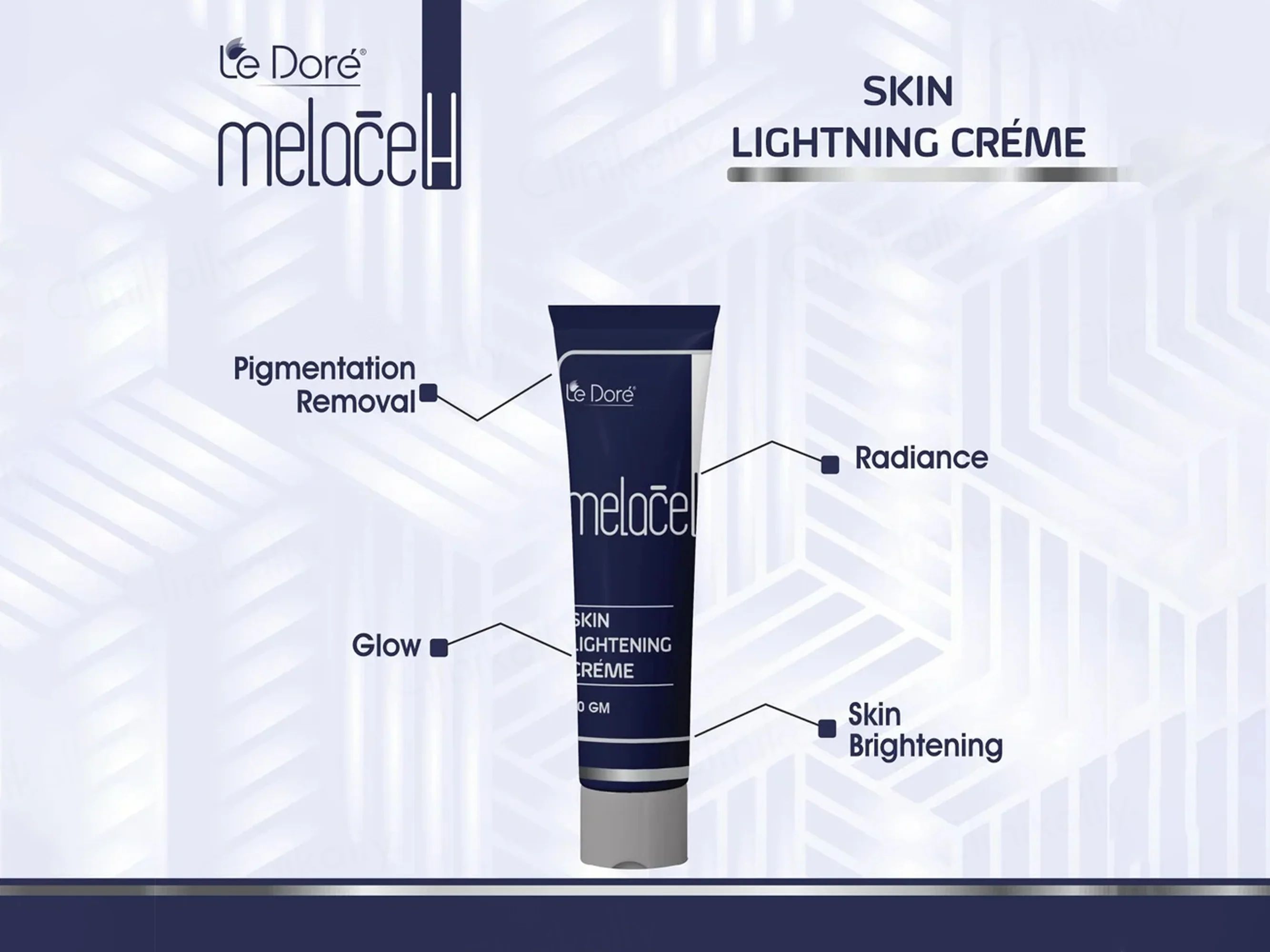 Le Dore Melace-H Skin Lightening Creme - Image 3