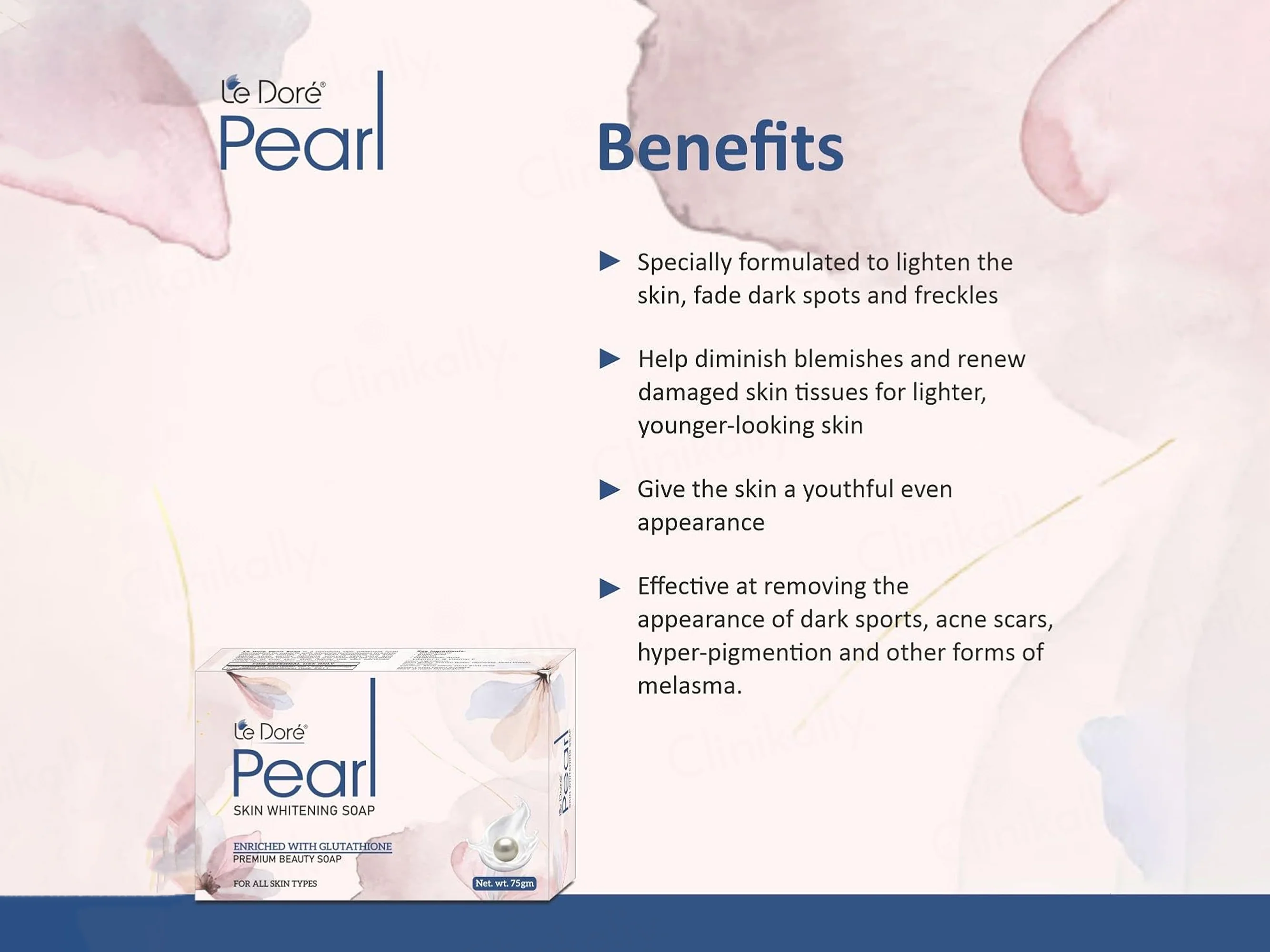 Le Dore Pearl Skin Whitening Premium Beauty Soap - Image 5