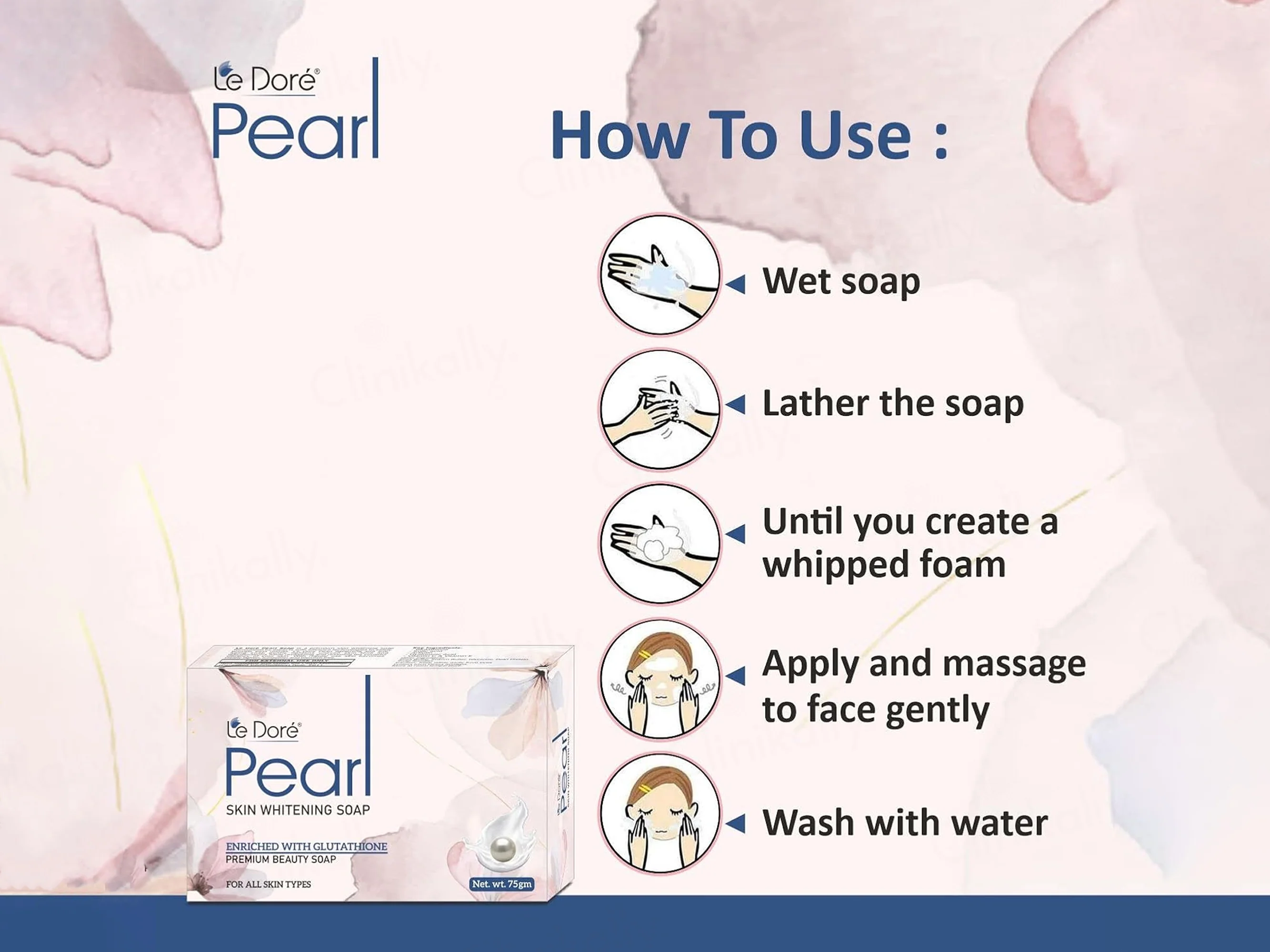 Le Dore Pearl Skin Whitening Premium Beauty Soap - Image 6