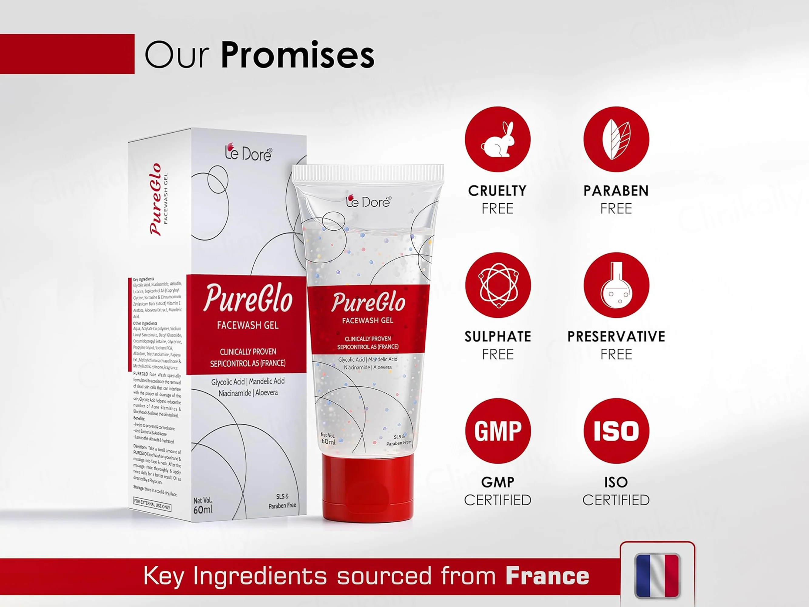 Le Dore Pureglo Facewash Gel - Image 6