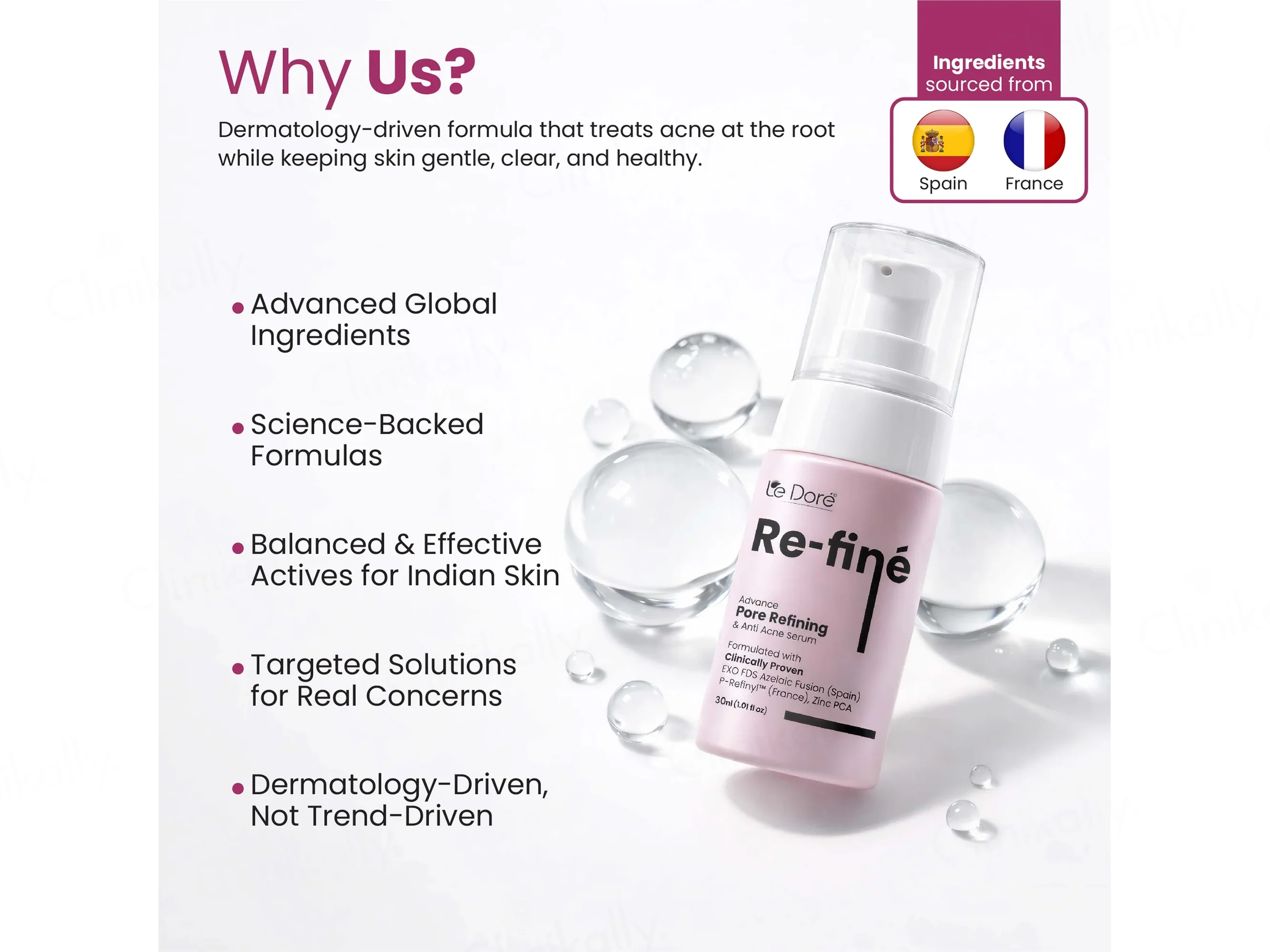 Le Dore RE-FINE Pore Refining Anti Acne Serum - Image 10