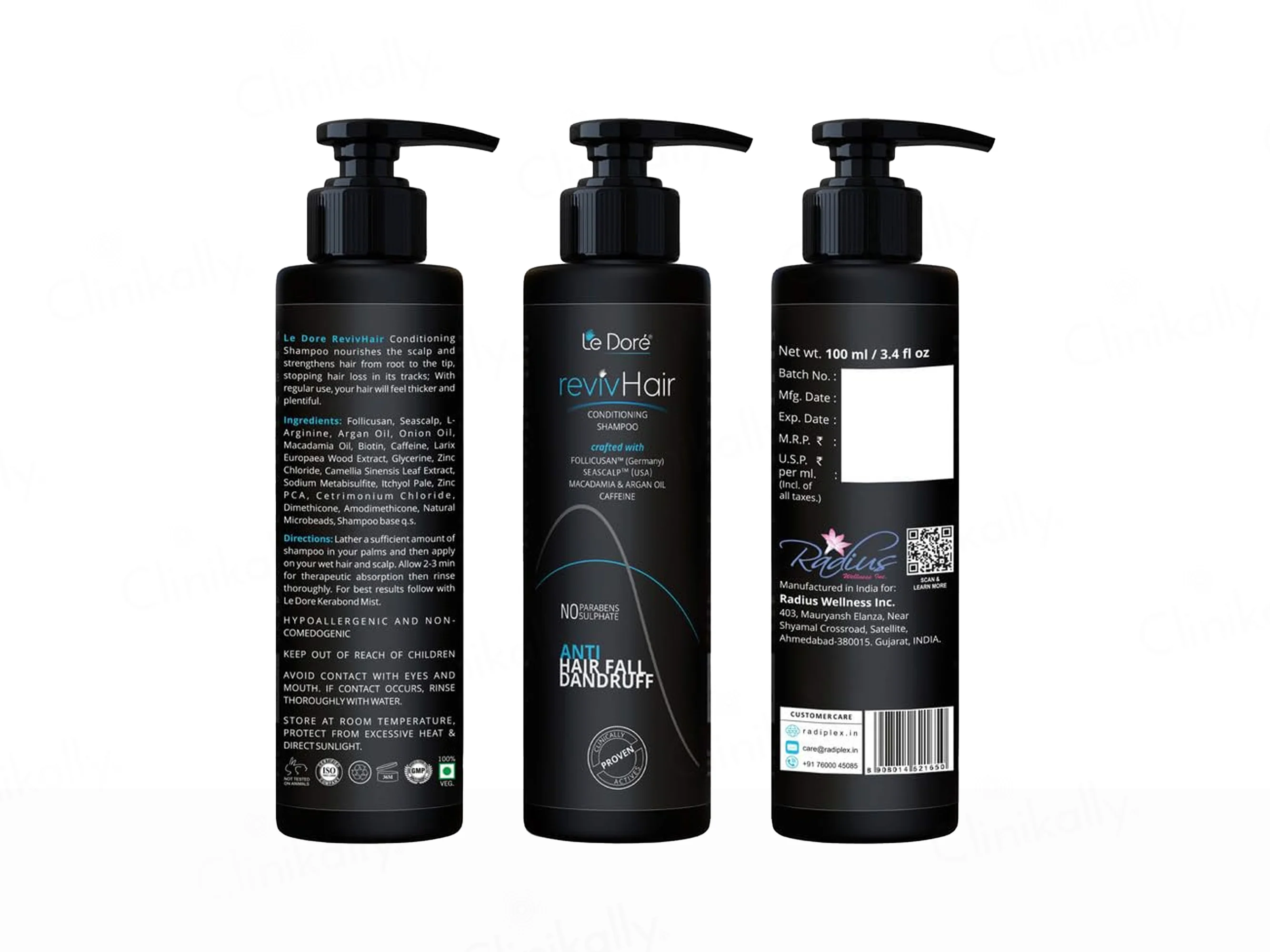 Le Dore RevivHair Anti Hair Fall & Anti Dandruff Conditioning Shampoo - Image 7