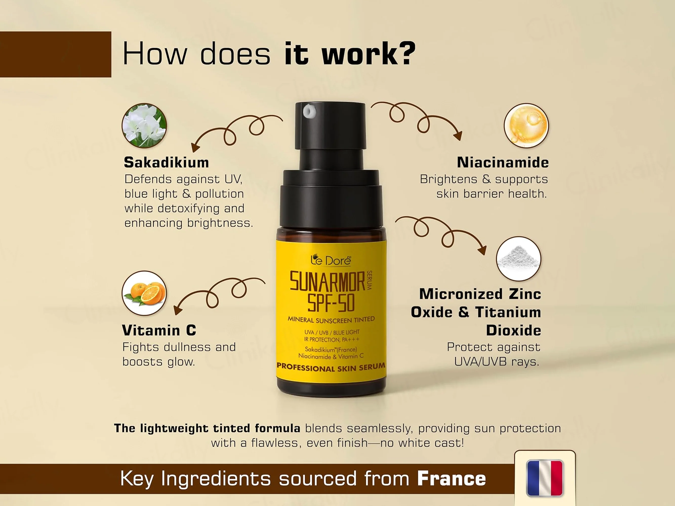 Le Dore Sunarmor Sunscreen Serum SPF 50 PA+++ - Image 2