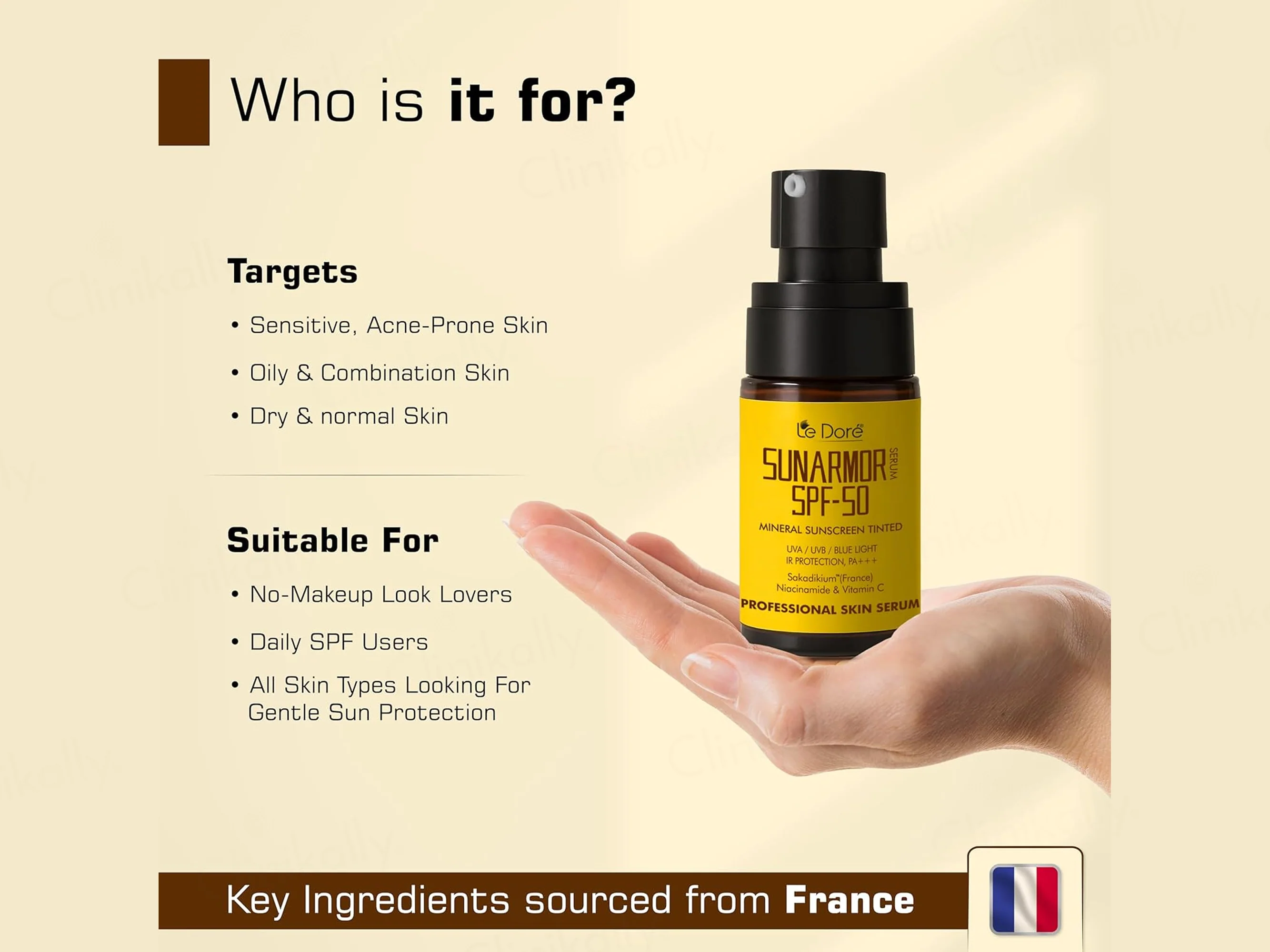 Le Dore Sunarmor Sunscreen Serum SPF 50 PA+++ - Image 3