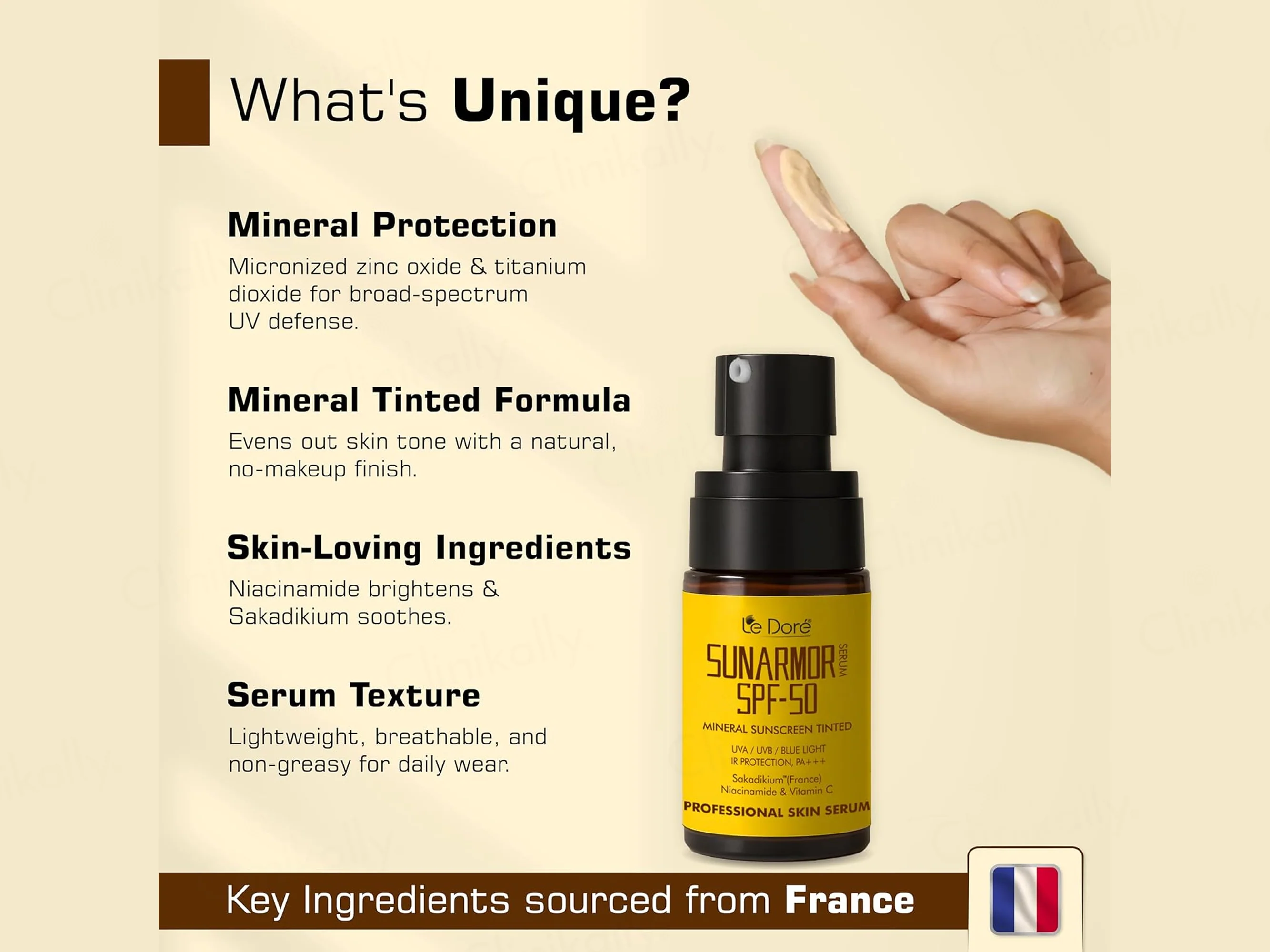 Le Dore Sunarmor Sunscreen Serum SPF 50 PA+++ - Image 4