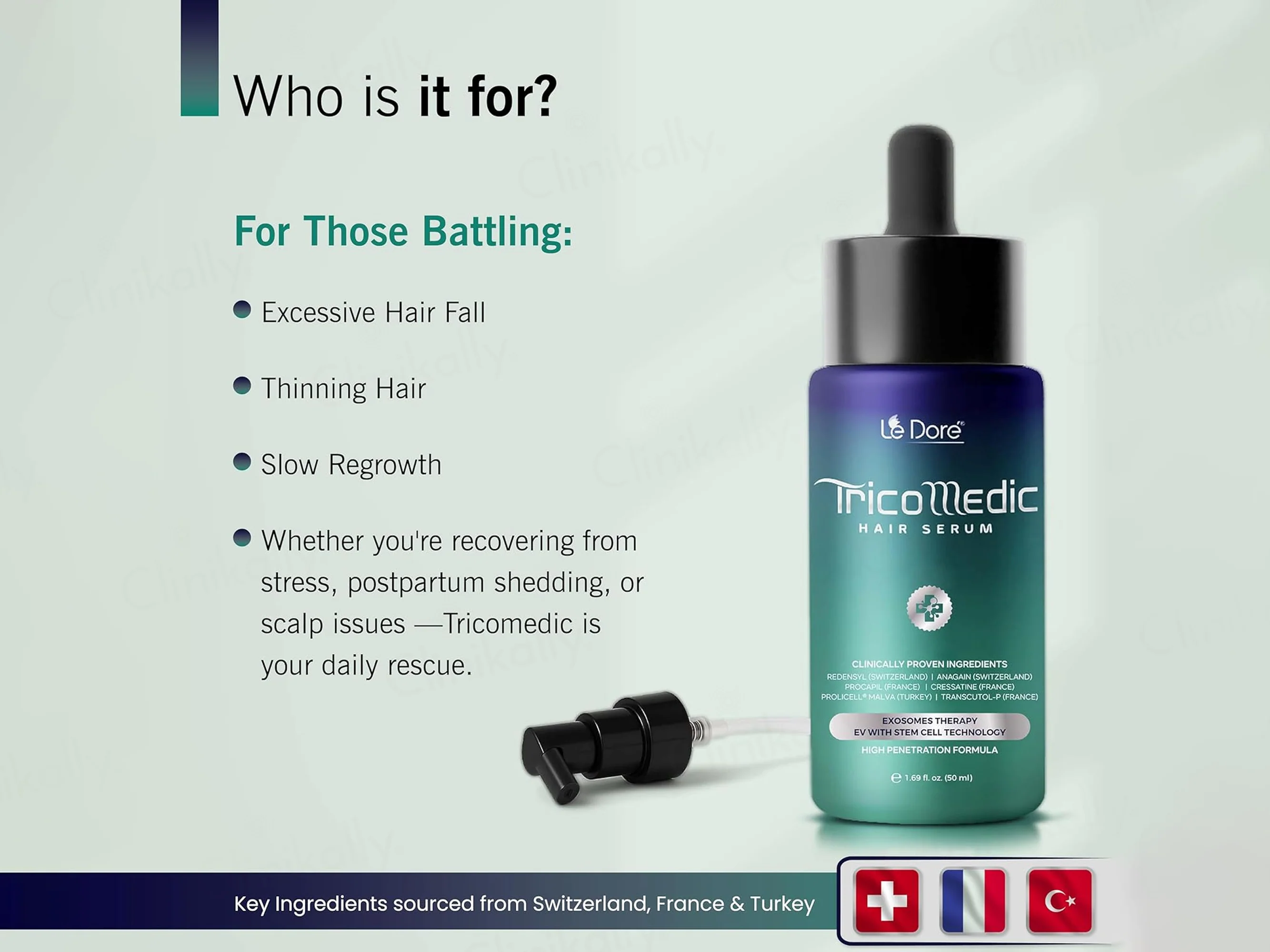 Le Dore Tricomedic Hair Growth Serum - Image 3