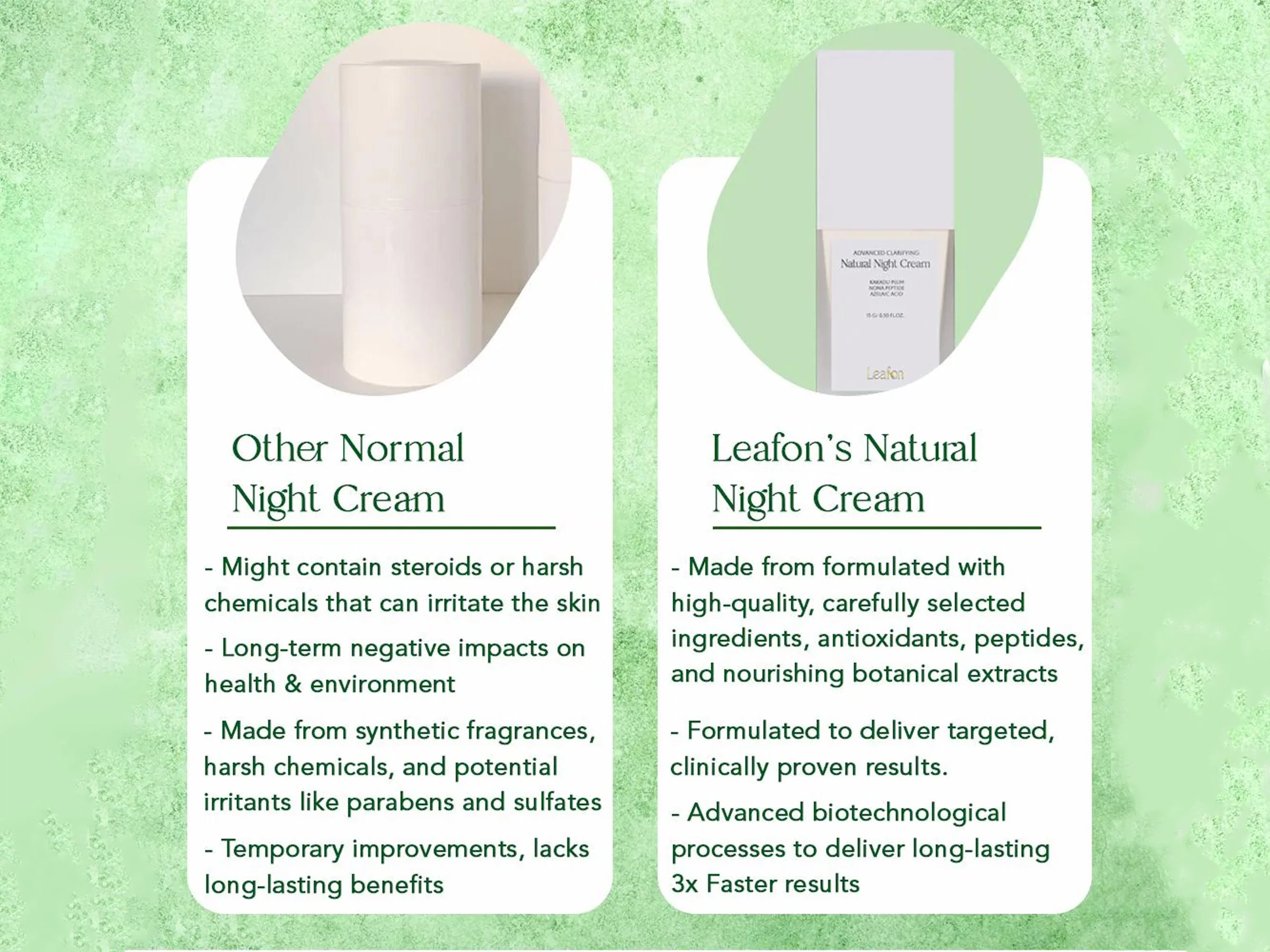 Leafon Advanced Clarifying Natural Night Cream - Image 6