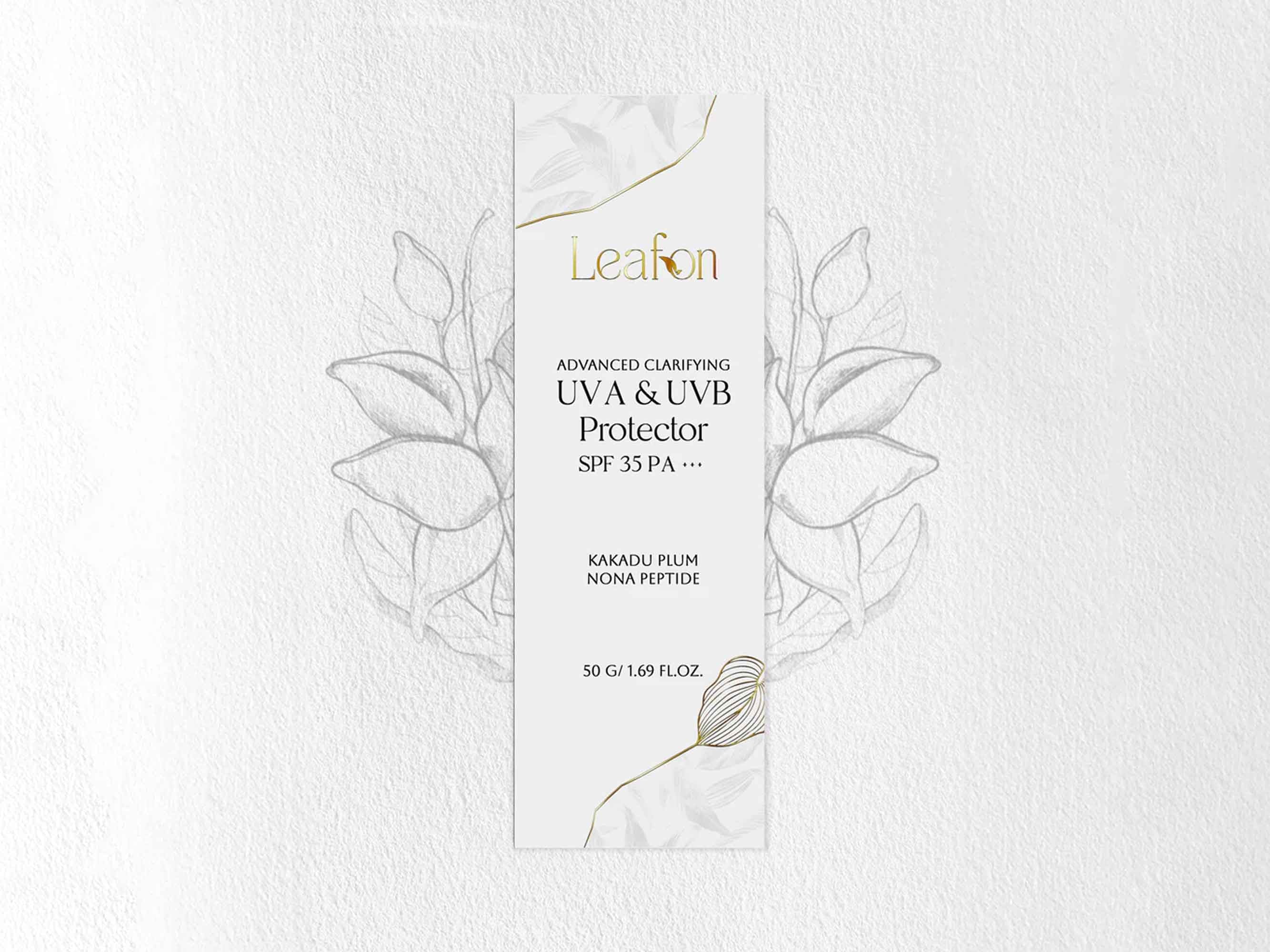 Leafon Advanced Clarifying UVA & UVB Protector Sunscreen SPF 35 PA+++ - Image 4
