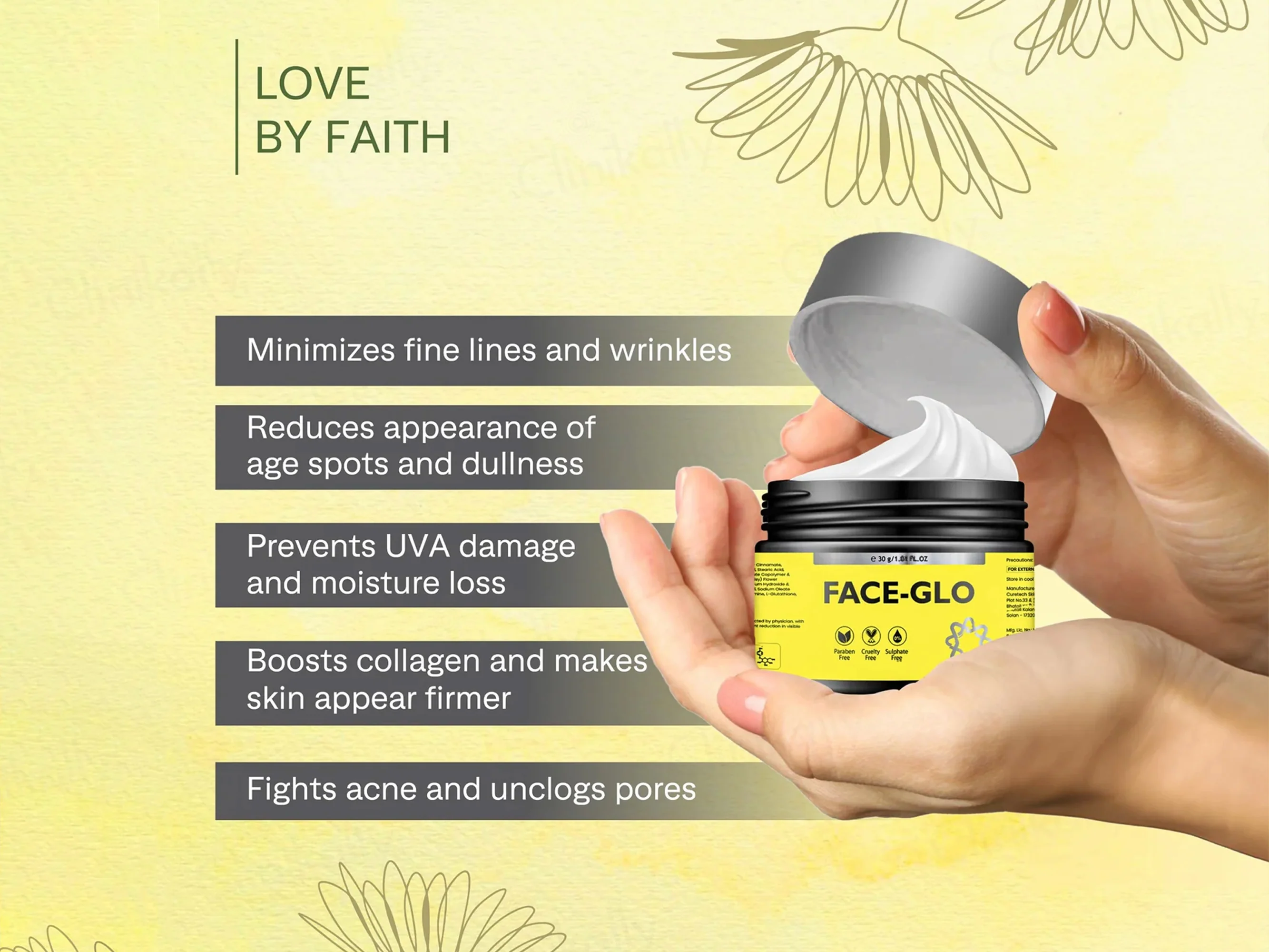 Leirfaith Face-Glo Skin Lightening Cream - Image 5