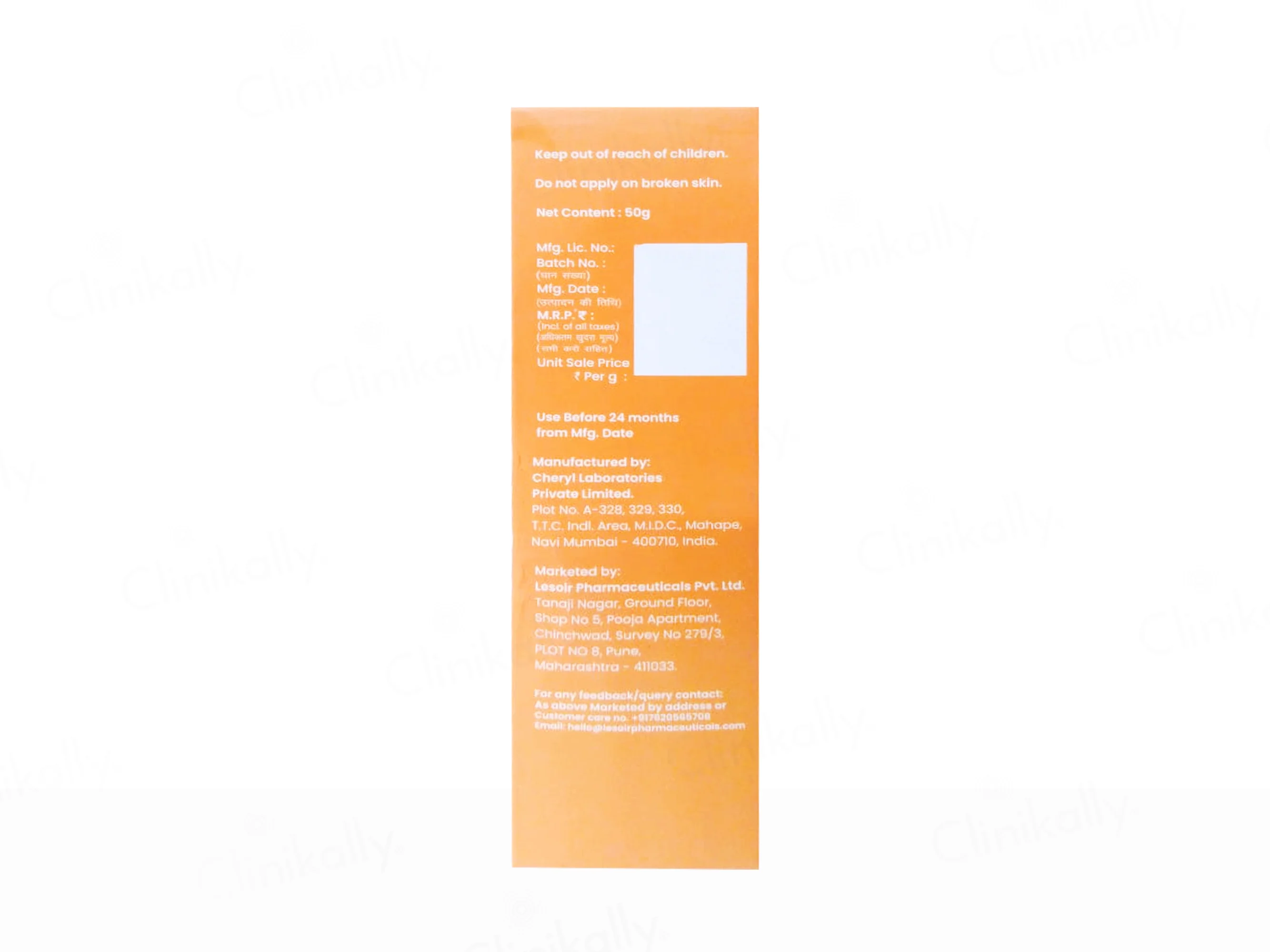 Lesoir Derm Screen Aqua Anti Ageing Formula Sunscreen Lotion SPF 50 PA++++ - Image 3