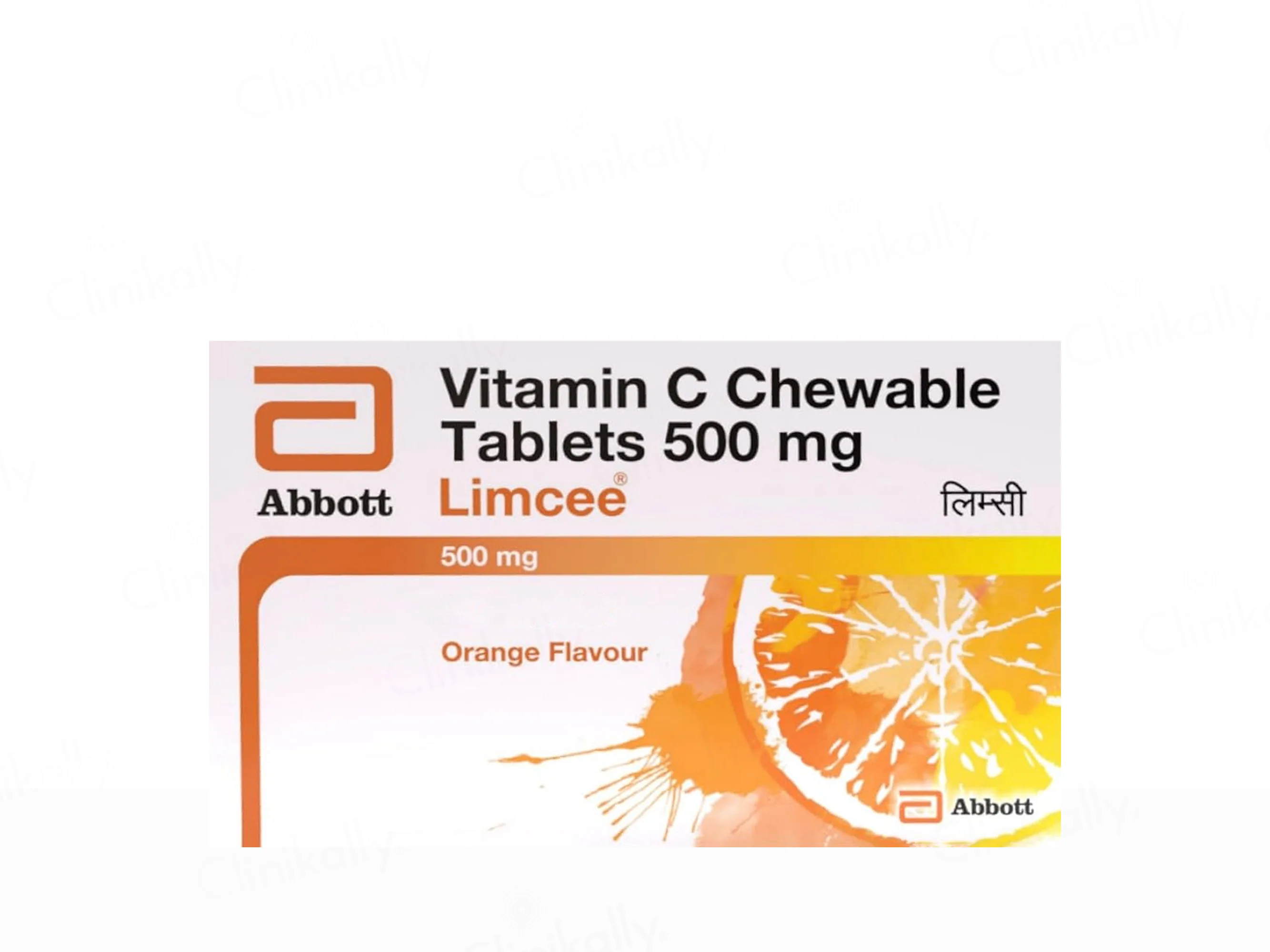 Limcee Vitamin C 500mg Chewable Tablet - Orange Flavour - Image 2