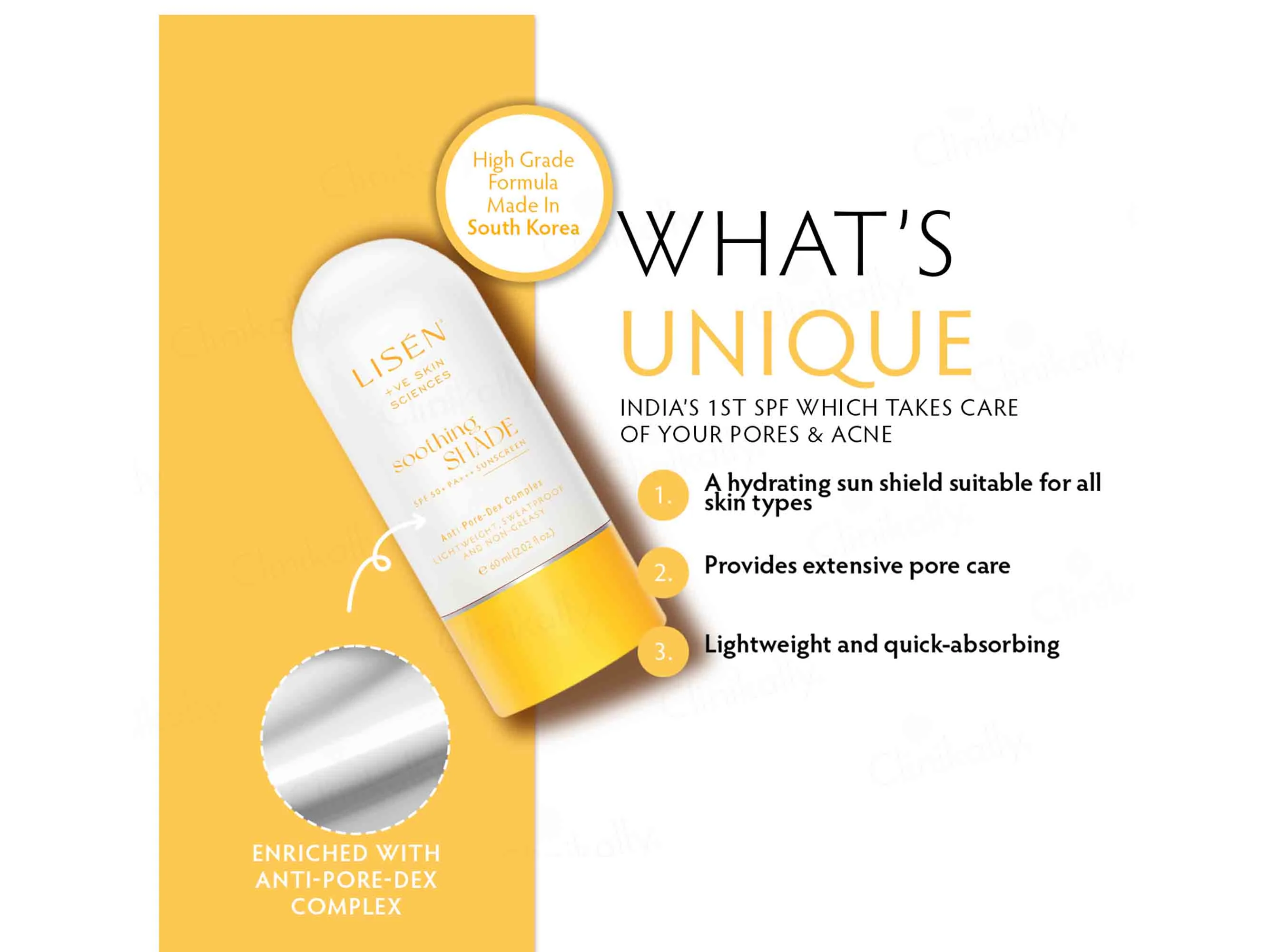 LISEN Soothing Shade Sunscreen SPF 50+ PA+++ - Image 5