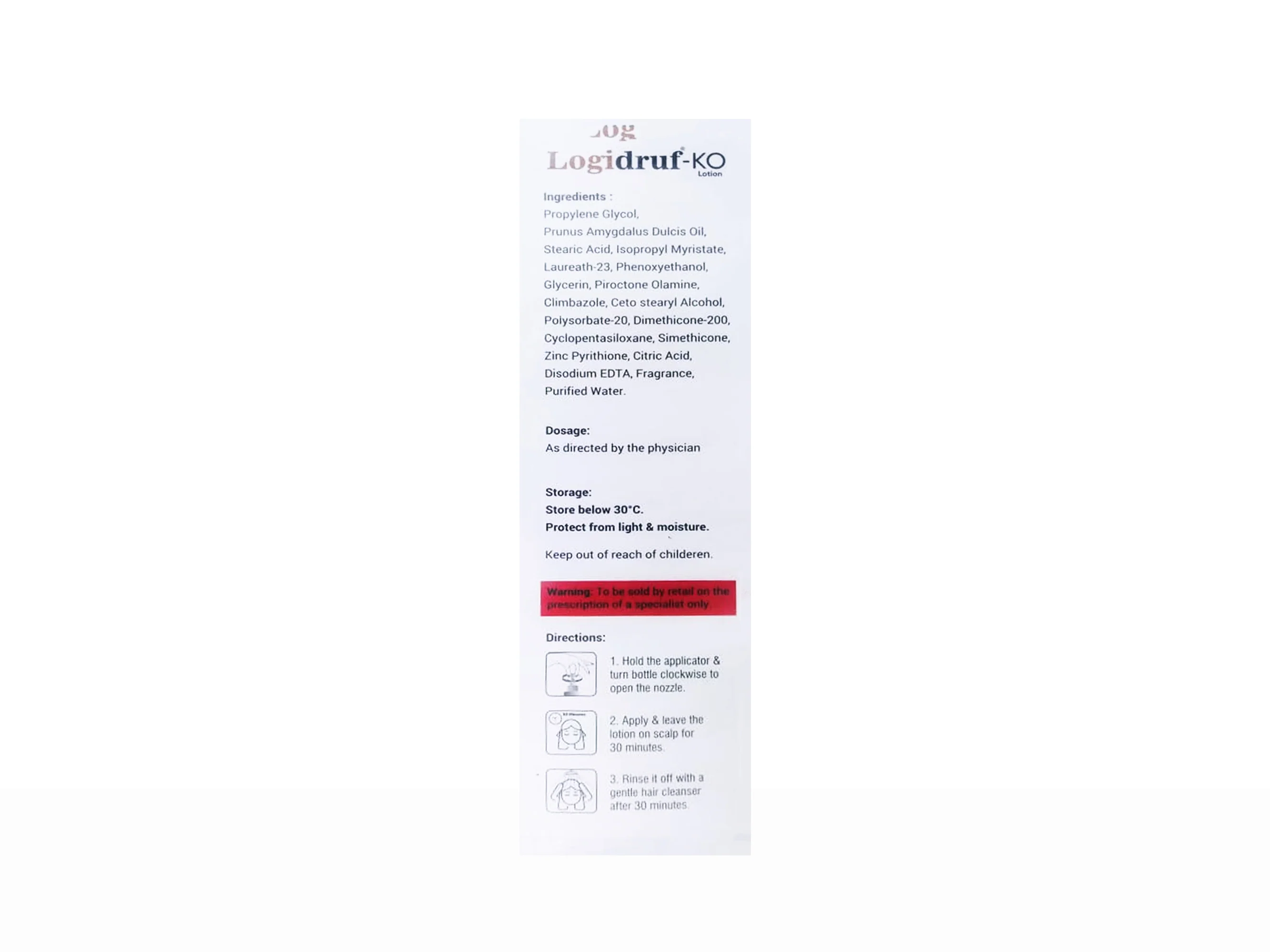Logidruf-KO Anti-Dandruff Keep On Lotion - Image 2