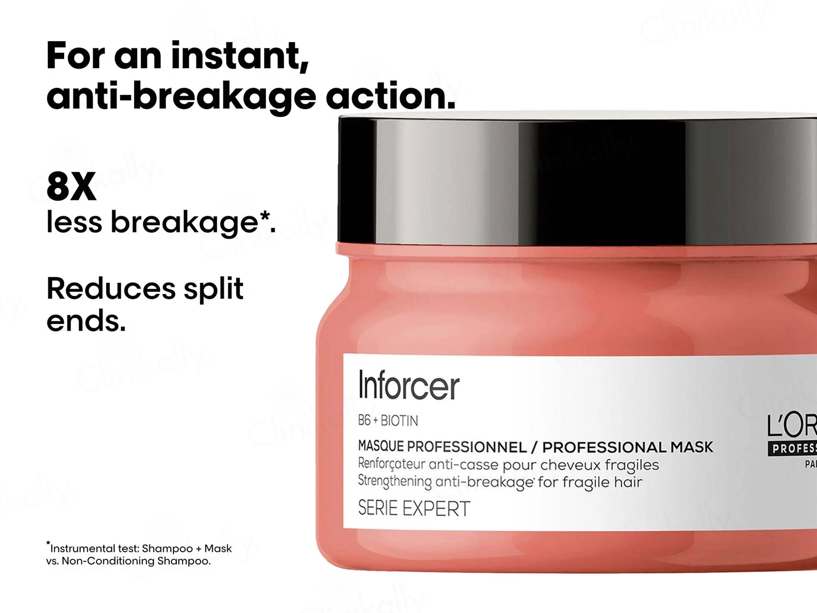 L'Oréal Professionnel Inforcer B6 + Biotin Hair Mask - Image 3