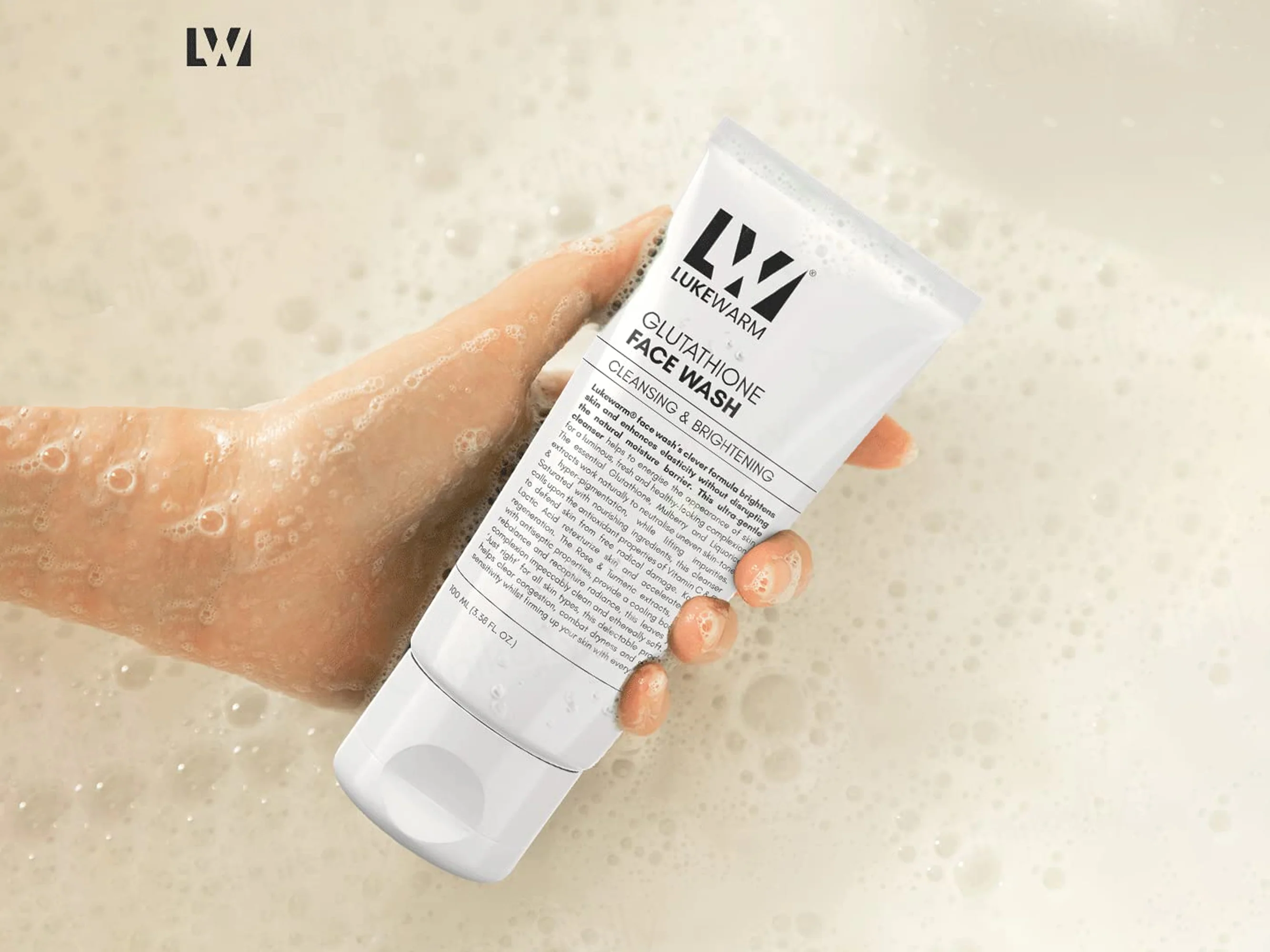 Lukewarm Glutathione Cleansing & Brightening Face Wash - Image 3