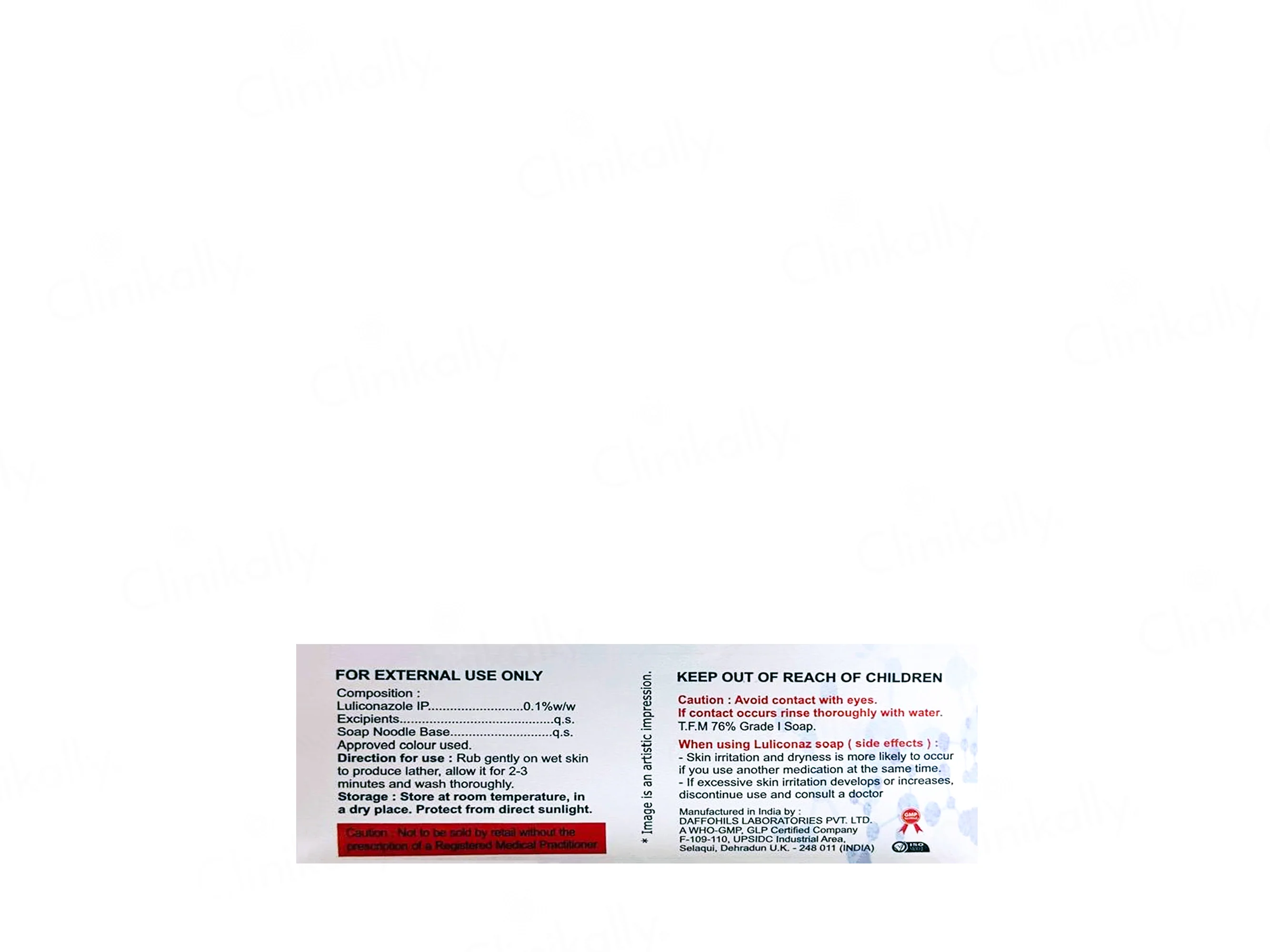 Luliconaz Medicated Antifungal Soap - Image 3