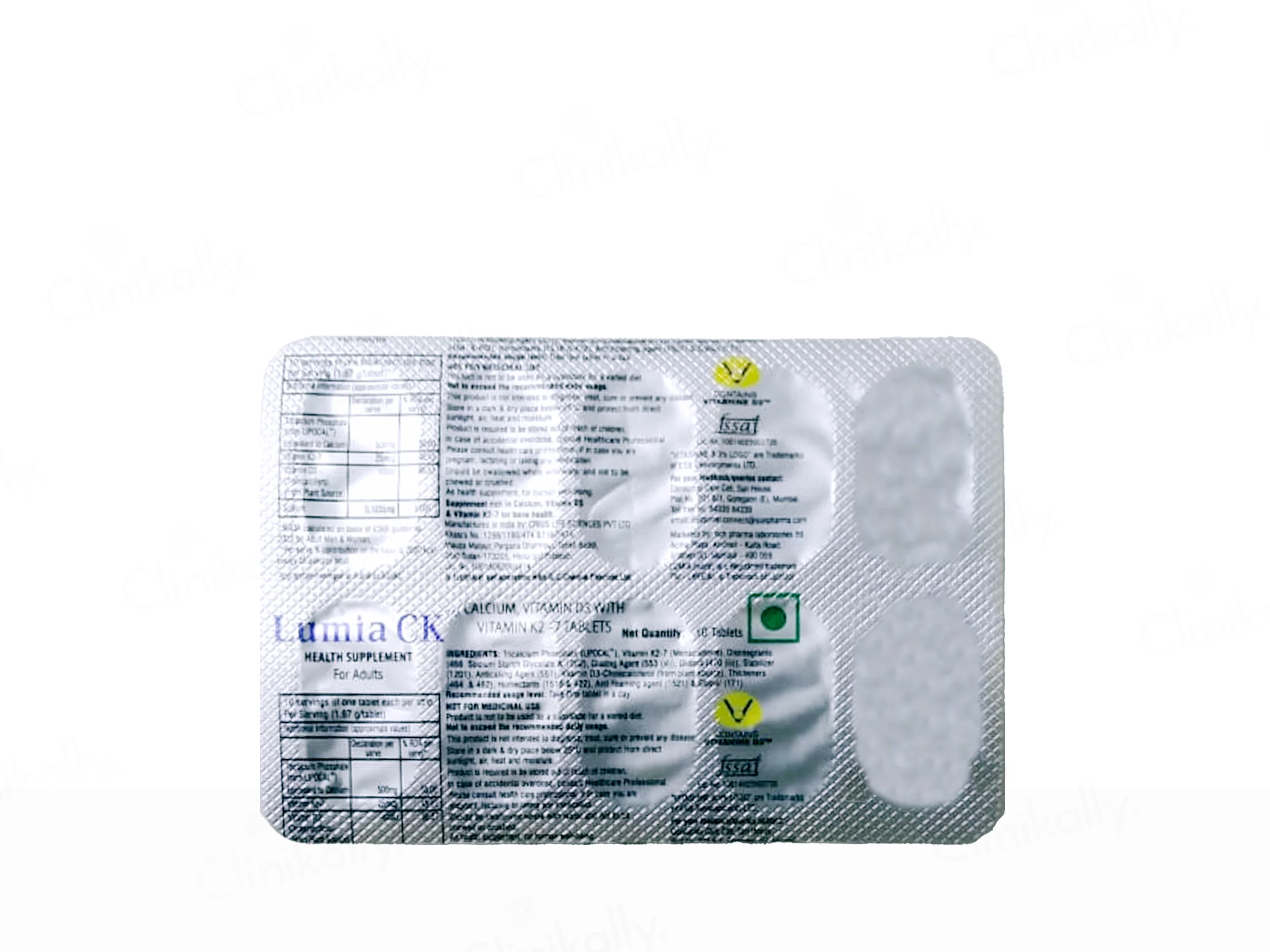 Lumia CK Health Supplement Tablet For Adults - Image 3