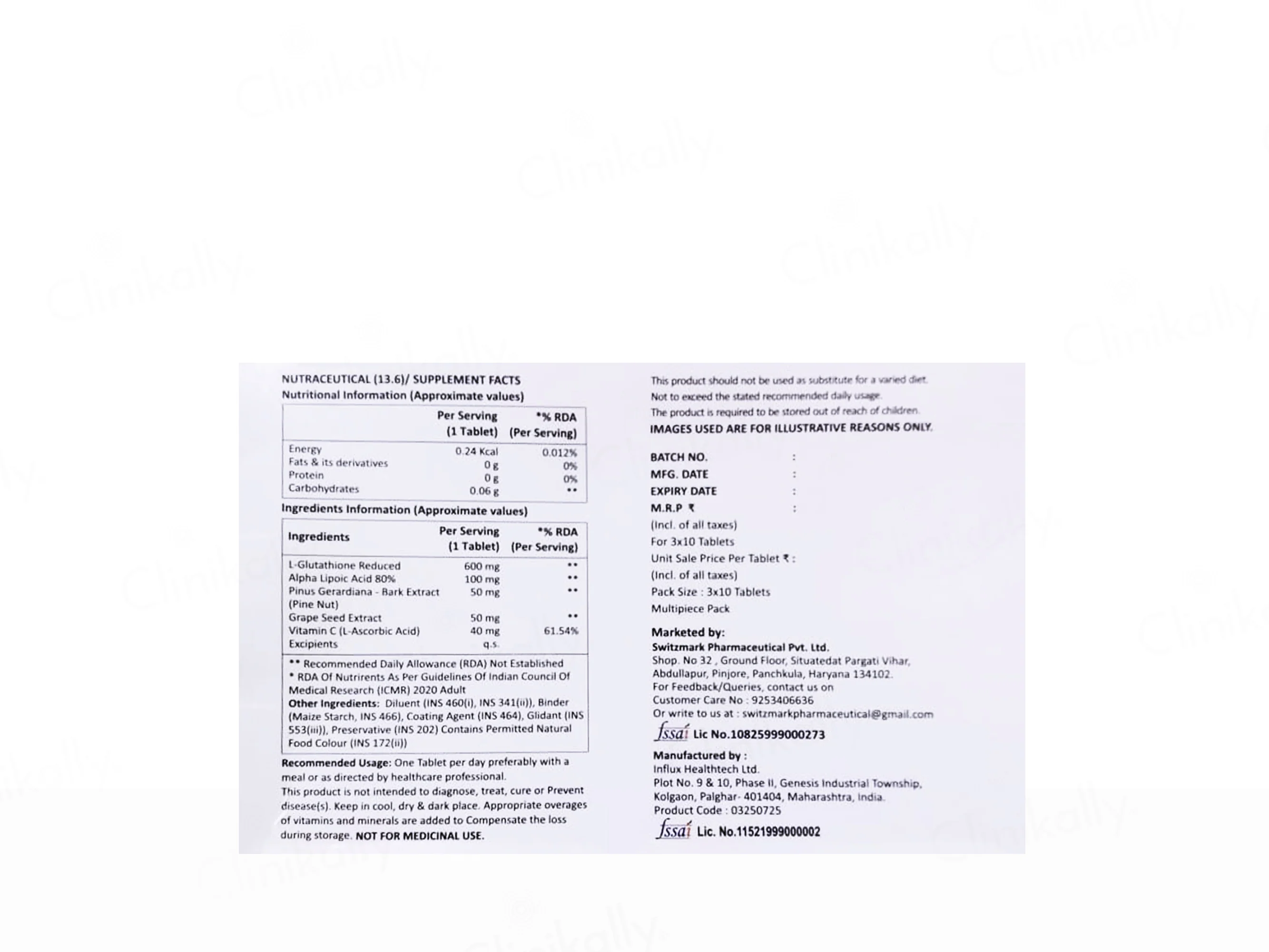 Lumigluta Nutraceutical Supplement Tablet For Glowing Skin - Image 2