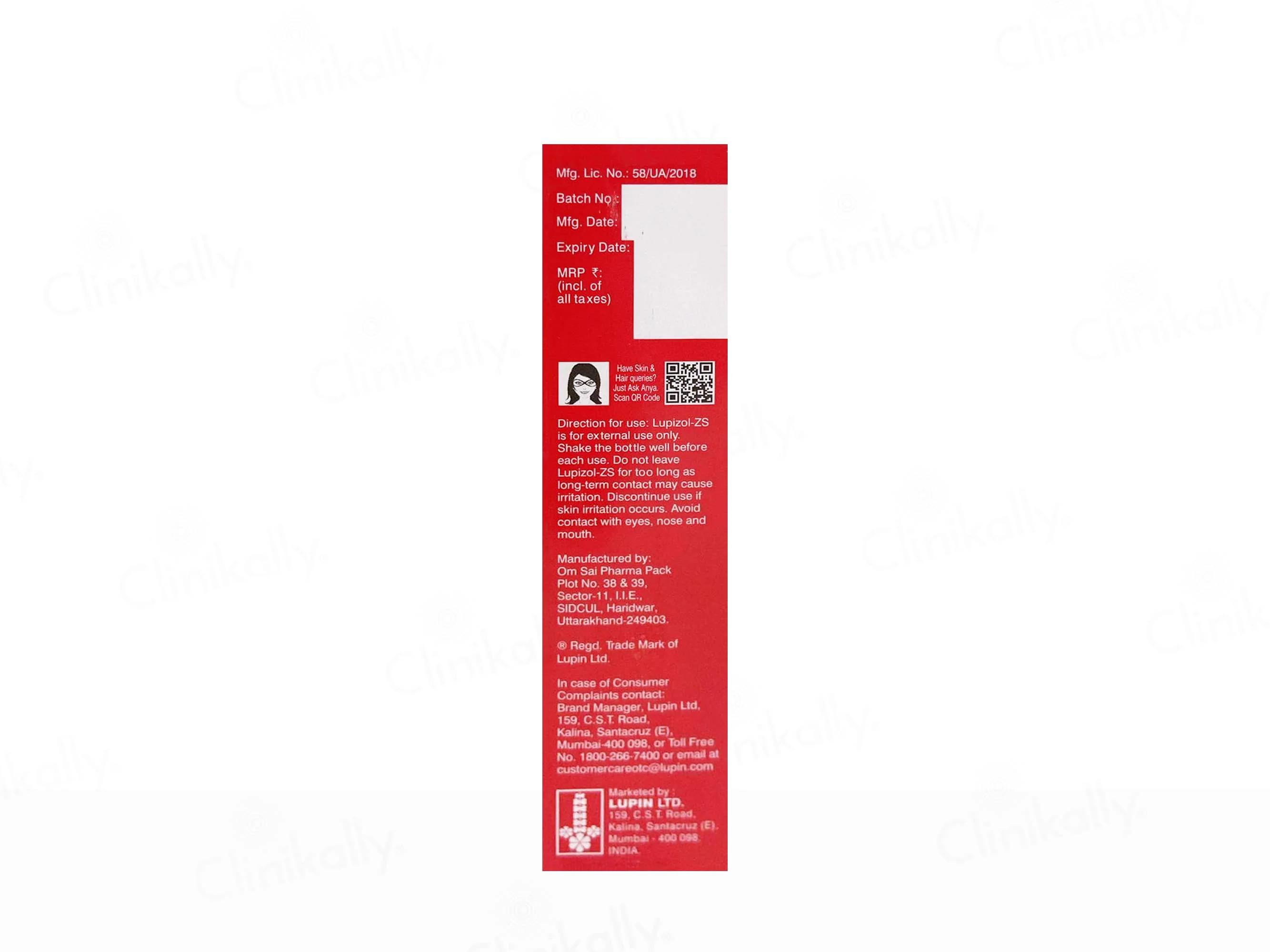 Lupizol-ZS Anti-Dandruff Shampoo - Image 4