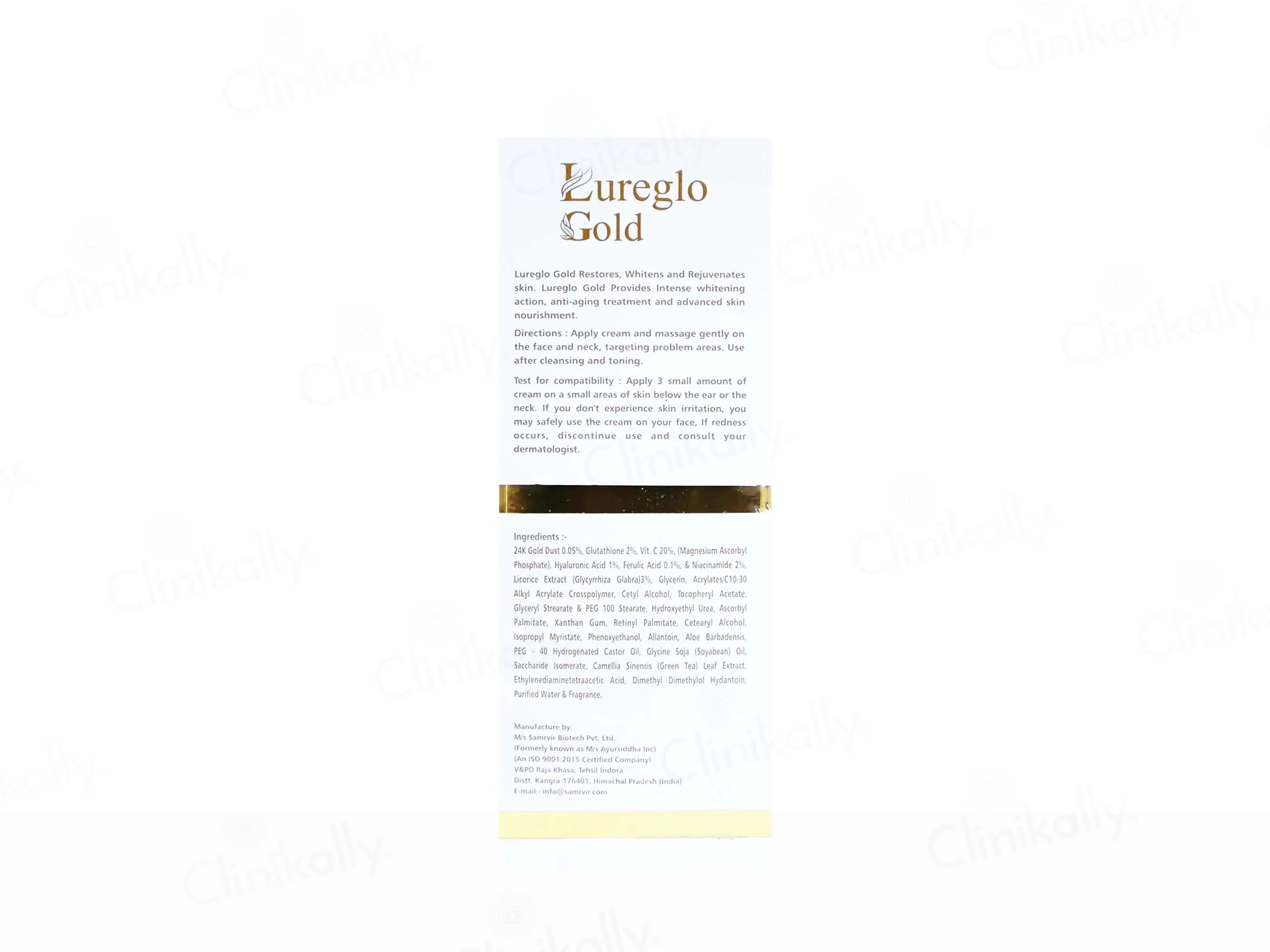 Lureglo Gold Light Booster Cream - Image 4
